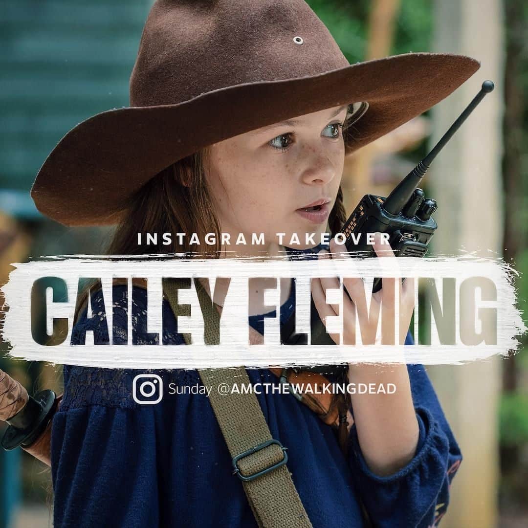 The Walking Deadさんのインスタグラム写真 - (The Walking DeadInstagram)「Get ready for the mid-season finale, Grimes style. @CaileyPresleyFleming is taking over TWD’s Instagram tomorrow. Roger that.」11月24日 8時00分 - amcthewalkingdead