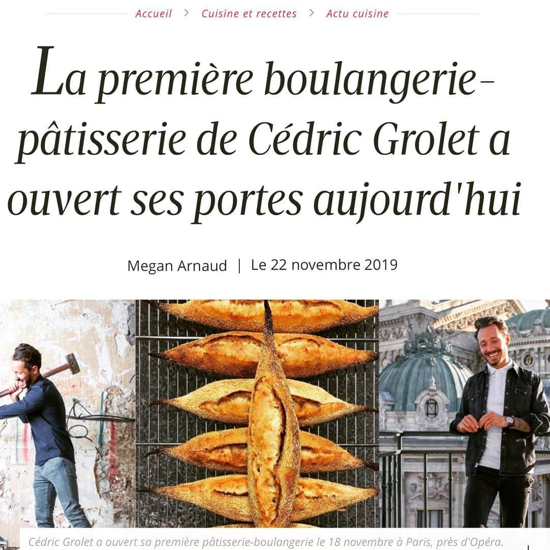 フローラン・ダバディーさんのインスタグラム写真 - (フローラン・ダバディーInstagram)「The most coveted 🥖 baguette in Paris 超話題のパン🥐ケーキ屋#meilleurebaguettedeparis2019 #セドリックグロレ」11月24日 9時43分 - florent_dabadie