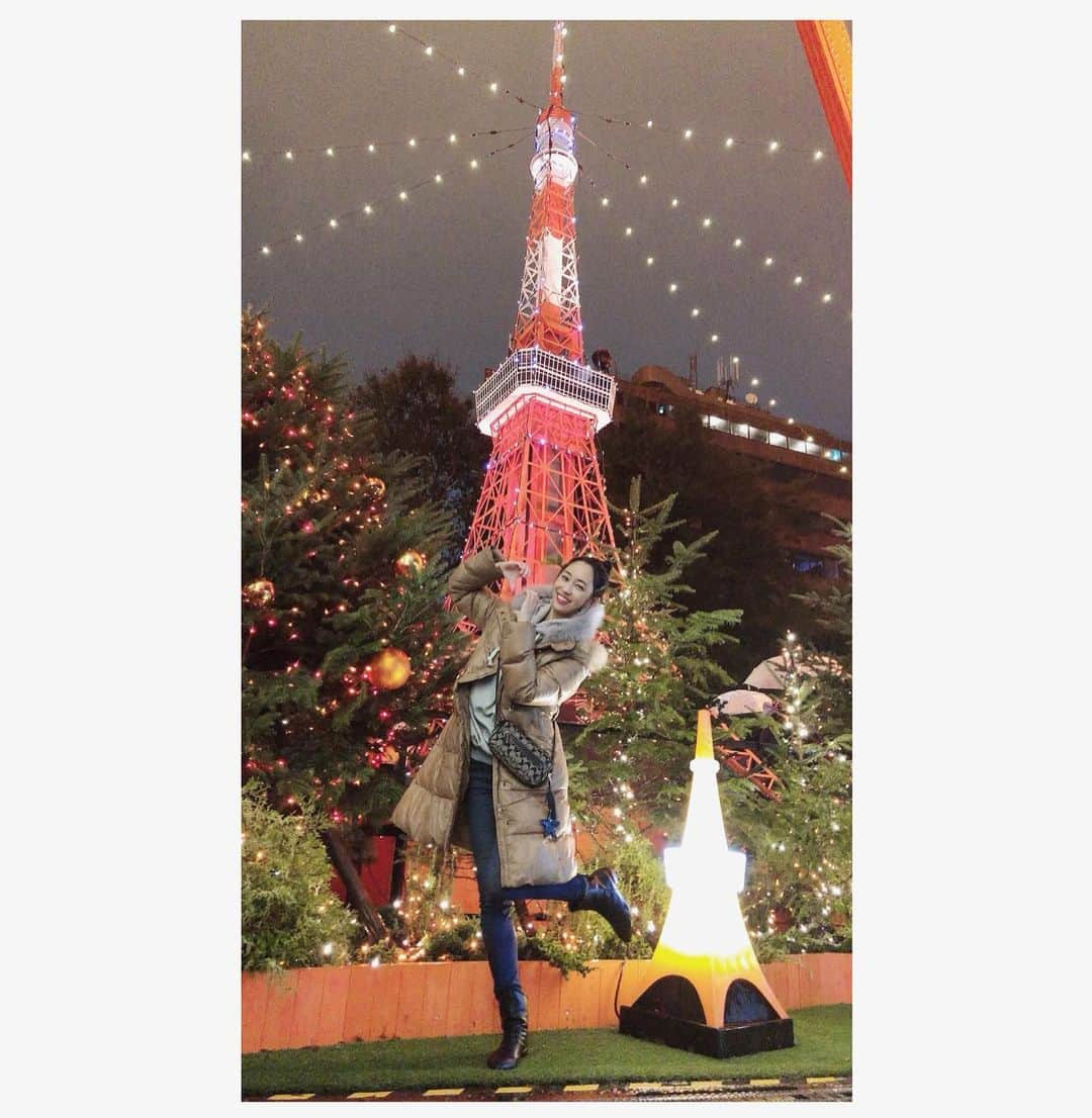 辻やすこさんのインスタグラム写真 - (辻やすこInstagram)「ミニミニ東京タワー🗼  ちっちゃな東京タワーの周りに イルミネーションが輝いてた🎄⭐️ #東京タワー #東京タワー🗼#初体験  #ポーズ#ハートポーズ  #ハート  #辻やすこ #イベント #応援 しに行ってきました #楽しんだ」11月24日 13時31分 - yasupytsuji