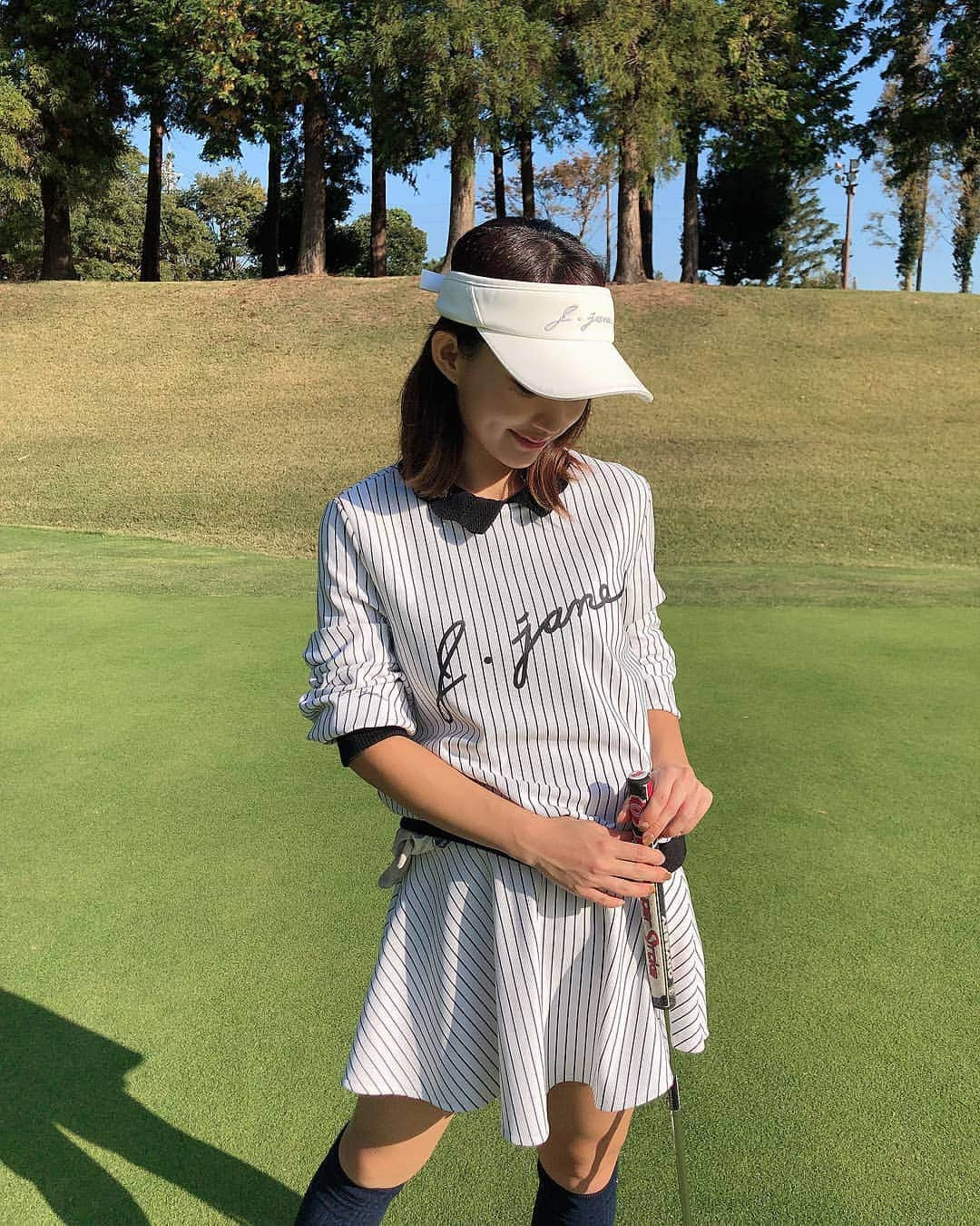 保坂玲奈さんのインスタグラム写真 - (保坂玲奈Instagram)「Ｇ  Ｏ  Ｌ  Ｆ ⛳ . @j.jane_japan のウェアが可愛すぎる🥰 . . . #renaogolf #jjanegolf #jjane #golfwear」11月24日 13時27分 - __renao_0707