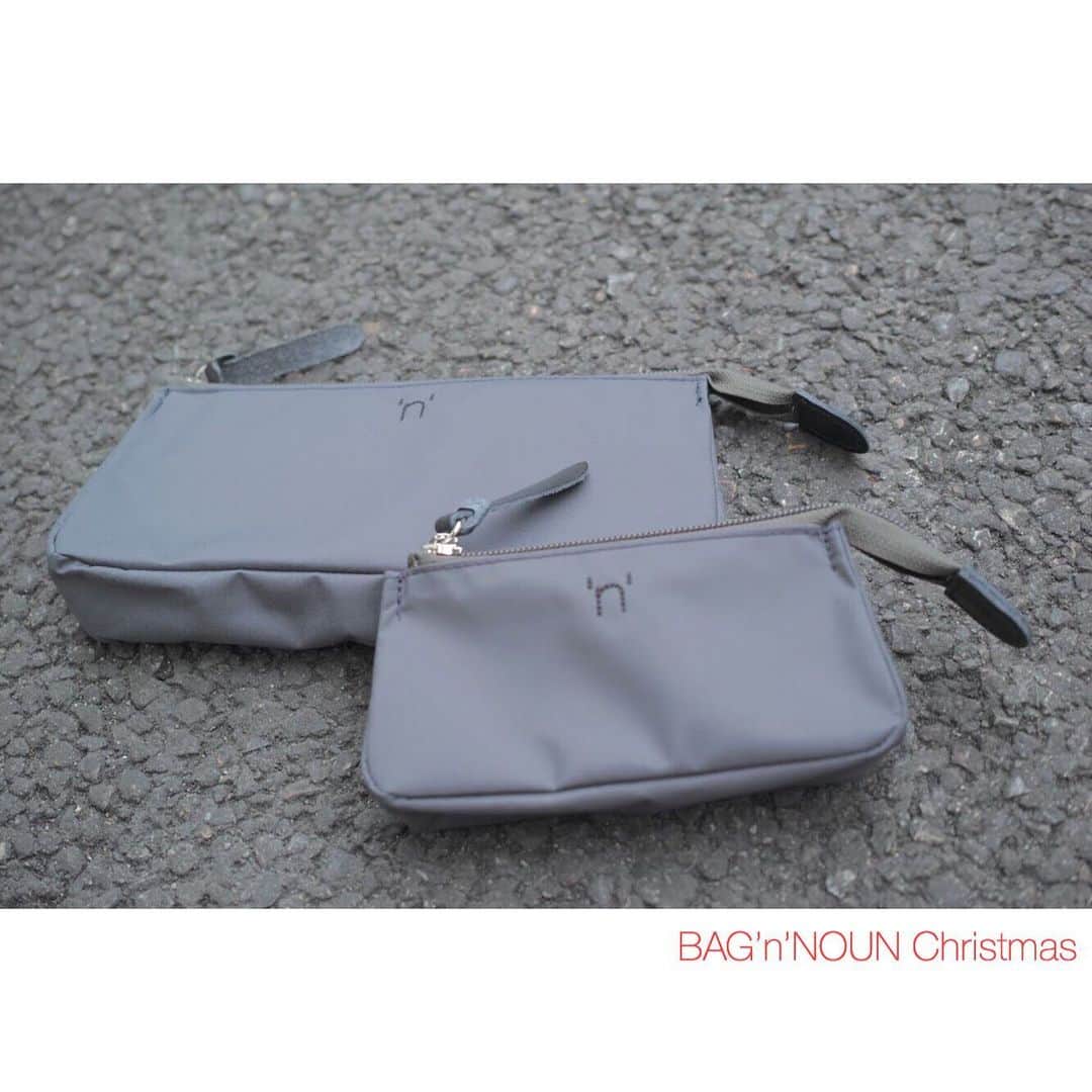 のインスタグラム：「. 【WINTER LIMITED EDITION】 . POP POUCH 'S' BREATHARD ¥3,800-(+tax) POP POUCH 'M' BREATHARD ¥4,000-(+tax) col.GRAY . . こちらもぜひ @bag.n.noun_life . #bagnnoun #バッグンナウン #necessaryorunnecessary #mamborama #bag #バッグ #pouch #ポーチ #xmas #christmas #クリスマス #ギフト #プレゼント #limited #限定」