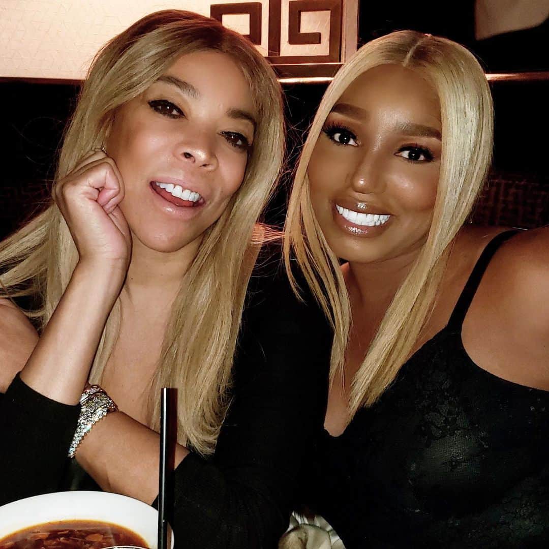 ネネ・リークスのインスタグラム：「What’s a Saturday nite in nyc without @wendyshow #girlsniteout #mybitchhhhhhh #wekeepit1000 #hbic #og #theone #rhoa」