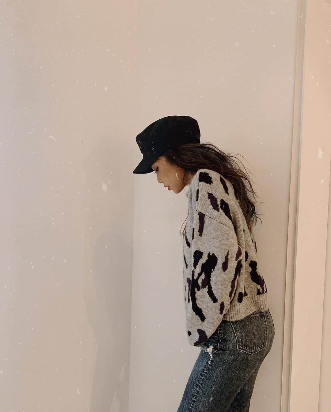 Yumaikaさんのインスタグラム写真 - (YumaikaInstagram)「leopard knit...🐆🎩 @gydajp #gyda」11月24日 15時33分 - _yumaika_