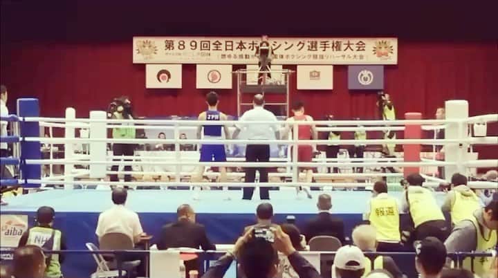 田中恒成のインスタグラム：「☆ 全日本選手権52kg級優勝🥇 日本代表🇯🇵 これから日本代表として アジア・オセアニア予選 世界最終予選で オリンピック出場枠の獲得へ。 本当にオリンピックが 現実的になってきた。 本当におめでとう‼︎ そしてここから！！！ ナイスファイト‼️ #田中亮明 #東京五輪」