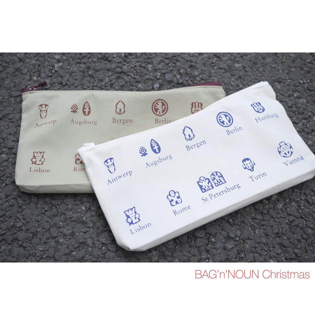 のインスタグラム：「. 【WINTER LIMITED EDITION】 . POP CASE 'L' MARKS ¥3,200-(+tax) col.WHITE, BEIGE . . こちらもぜひ @bag.n.noun_life . #bagnnoun #バッグンナウン #necessaryorunnecessary #mamborama #bag #バッグ #pouch #ポーチ #xmas #christmas #クリスマス #ギフト #プレゼント #limited #限定」
