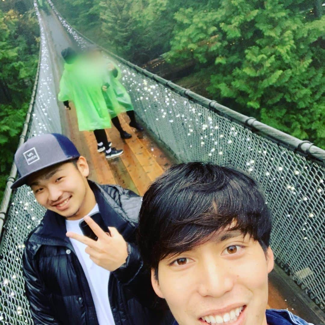 齊藤大将さんのインスタグラム写真 - (齊藤大将Instagram)「長さ140m高さ70mもある吊り橋‼️ 想像以上に揺れました…😚 出かけるときはいつも雨☔️ 天気が良ければもっといい景色が見れたはず😭 けど楽しかったから🙆‍♂️ 残り1週間も頑張ります‼️」11月24日 18時03分 - hiromasa__saito