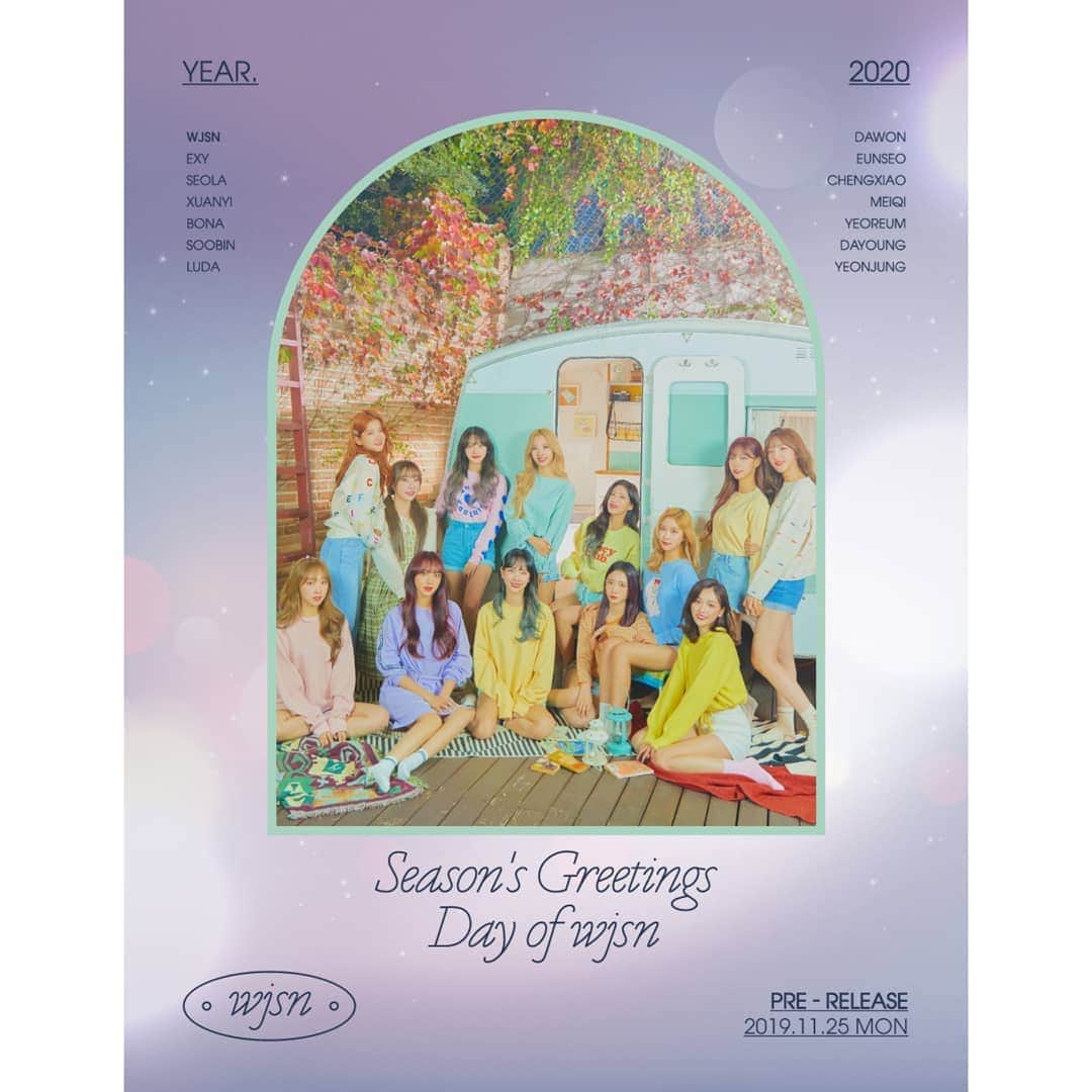 宇宙少女さんのインスタグラム写真 - (宇宙少女Instagram)「#우주소녀 (WJSN) - 2020 SEASON'S GREETINGS <#Day_of_WJSN> COMING SOON💞  PRE-RELEASE 2019.11.25 (MON)  #2020시즌그리팅 #As_You_Wish #이루리 #우주소녀_이루리 #우주소녀_소원을_이루리 #WJSN_AS_YOU_WISH  #우주스타그램 #WJSN」11月24日 20時01分 - wjsn_cosmic