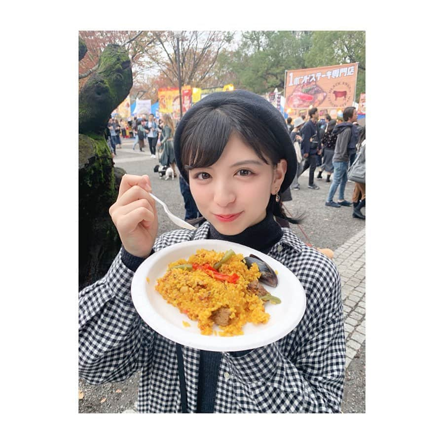 坂元葉月さんのインスタグラム写真 - (坂元葉月Instagram)「FIESTA de ESPAÑA 2019﻿ @代々木公園﻿ ﻿ 行ってきました🎪🇪🇸✨﻿ ﻿ ﻿ paella(パエリア)も、ajillo(アヒージョ)も﻿ めちゃくちゃ美味しかったです！✨﻿ ﻿ flamenco(フラメンコ)も初めて生で見て﻿ 超カッコよかった～💃💃💃﻿ ﻿ ﻿ スペイン語のモチベーションUP🥰✨﻿ 頑張りたいと思います～！！ #fiestadeespaña #フィエスタデエスパーニャ #フィエスタデエスパーニャ2019 #スペインフェスティバル #スペインフェス」11月24日 23時04分 - wasuta_hazuki_sakamoto