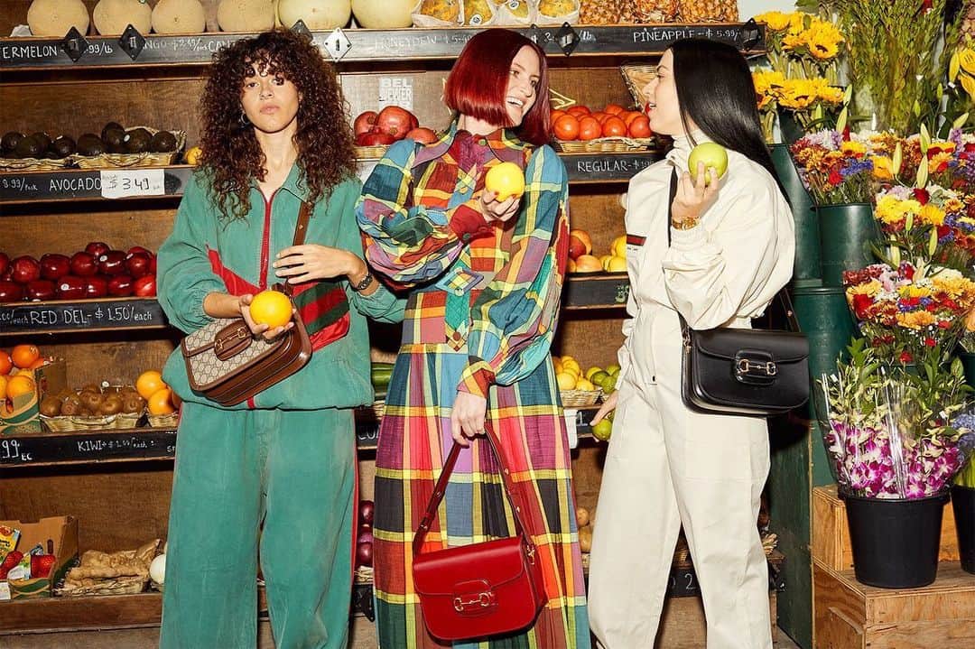 ShopBAZAARさんのインスタグラム写真 - (ShopBAZAARInstagram)「Bandmates Katie Gavin, Josette Maskin, and Naomi McPherson of electro-pop band @whereismuna are pushing boundaries, redefining identities, and saving the world—and look absolutely incredible while doing it—in the latest collection from @gucci. The trio brought their psychedelic joy and unique sounds from their newest album Saves The World to New York. Tap the link in bio to read the exclusive interview and discover the #GucciCruise2020 collection. Photographs by Maggie Shannon. #ShopBAZAAR #ad」11月25日 1時52分 - shopbazaar