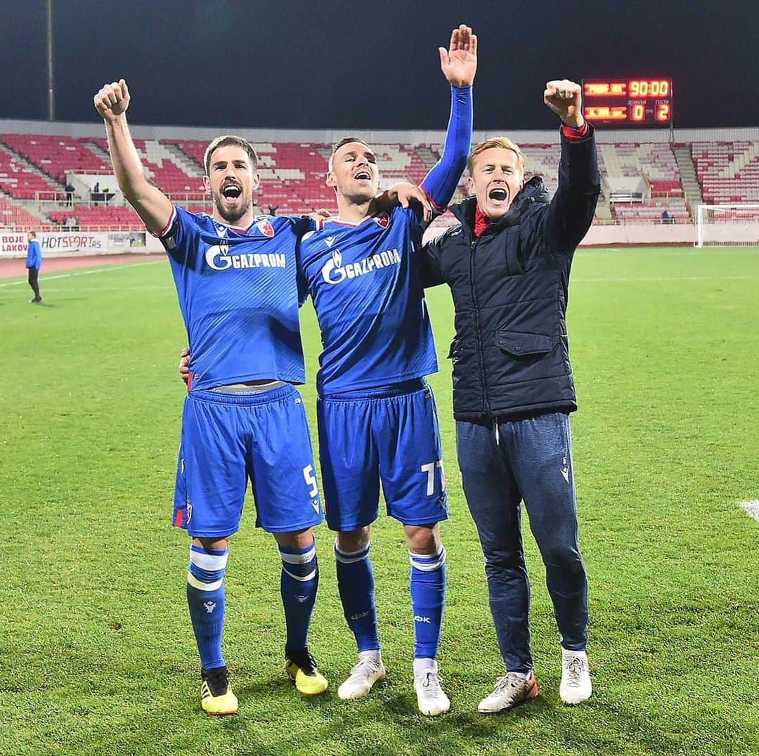 ミロシュ・デゲネクさんのインスタグラム写真 - (ミロシュ・デゲネクInstagram)「Odlična partija bitna pobeda. Idemo dalje spremamo se. 🔴⚪️❤️⚽️ #MD5 #zvezda #srbija #beograd #football #believe #workhard #dreambig #neverstop」11月25日 4時35分 - milosdegenek