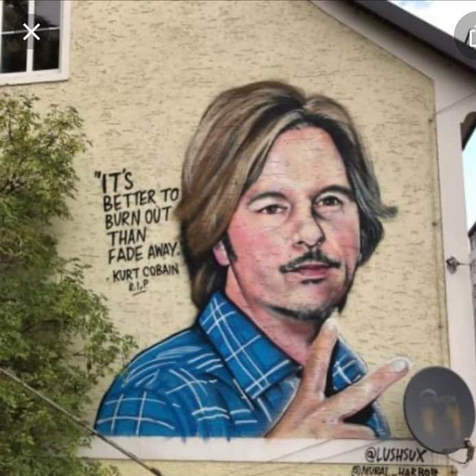 デヴィッド・スペードのインスタグラム：「Gonna definitely tell my kids i was Kurt Cobain」