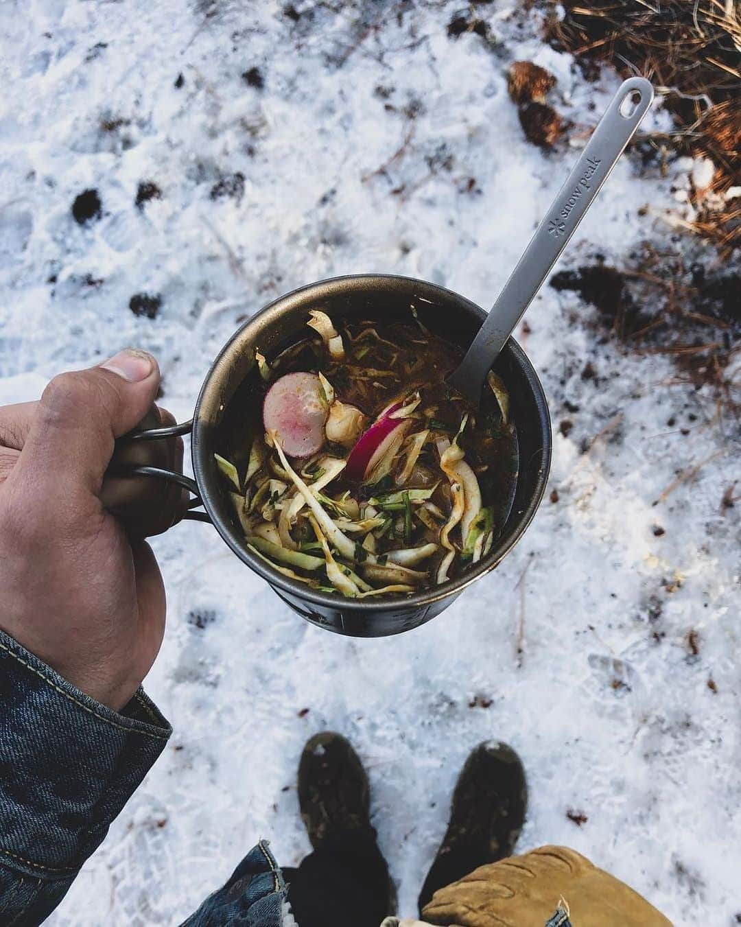 Snow Peak USAさんのインスタグラム写真 - (Snow Peak USAInstagram)「A warm cup to go.  PC: @deadleg_danny」11月25日 6時05分 - snowpeakusa