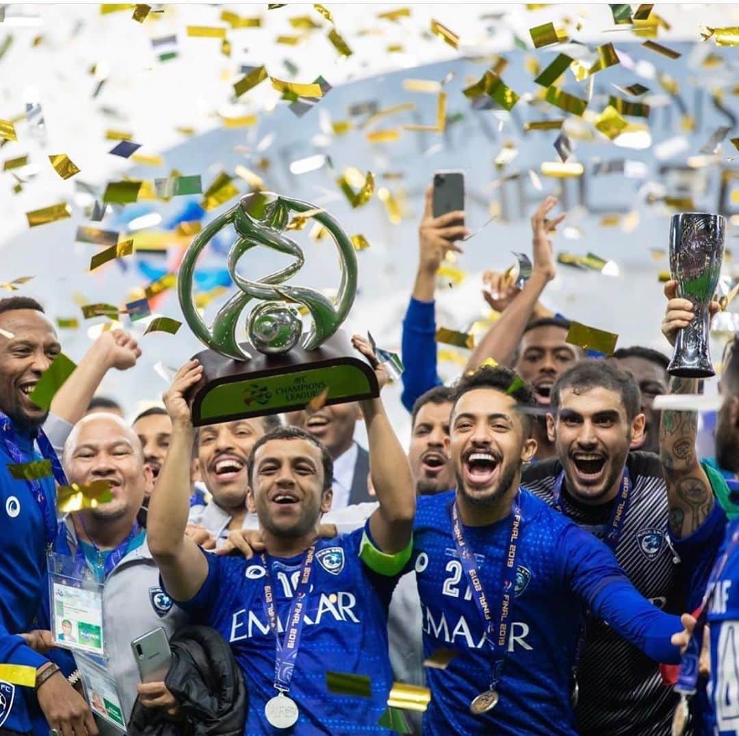 サーミー・アル＝ジャービルのインスタグラム：「الهلال بطل ابطال اسيا💙💙💙」
