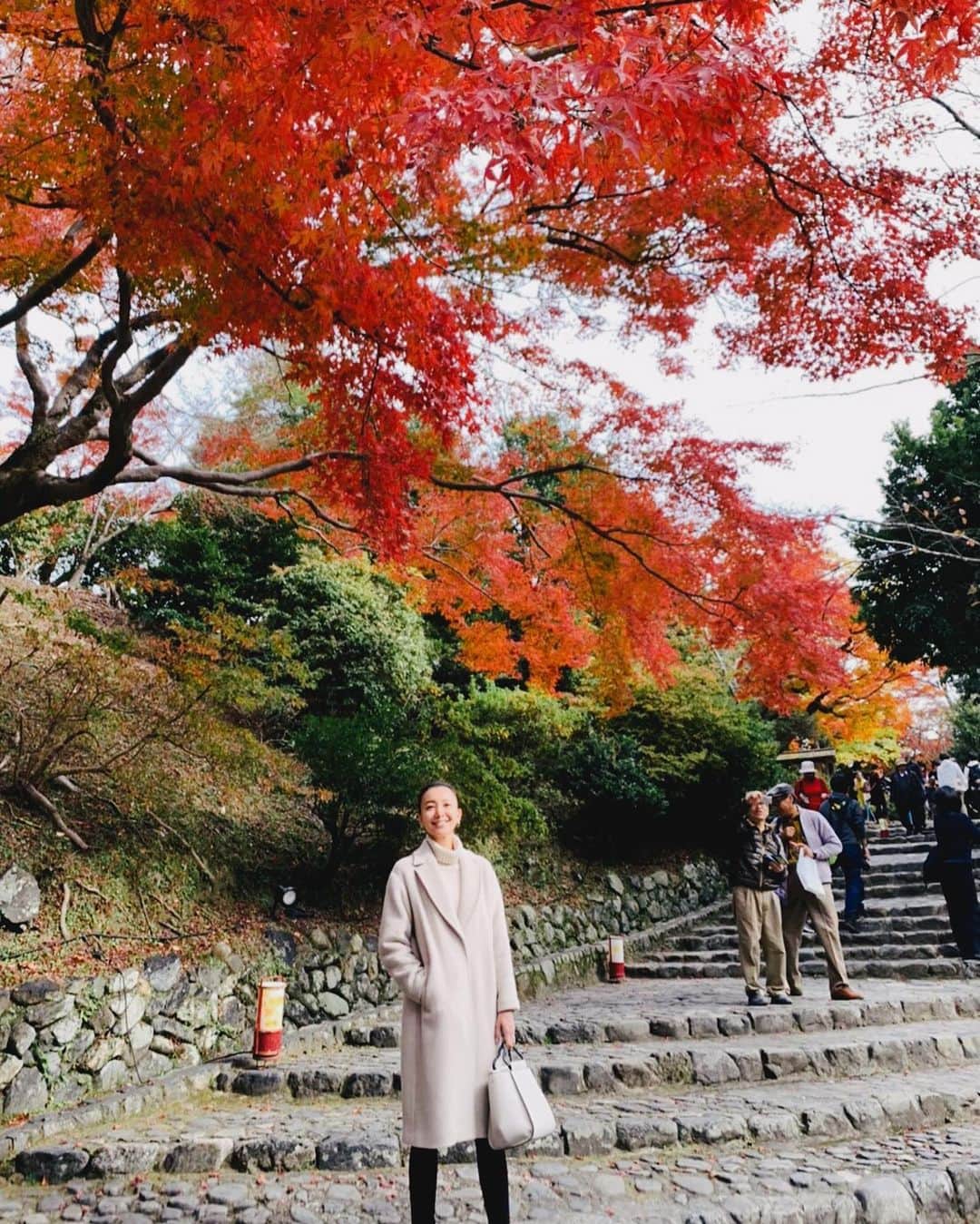 大出千尋さんのインスタグラム写真 - (大出千尋Instagram)「. 癒された週末、大阪&京都旅🍁🍁 . 京都の紅葉は、最高な見頃でした✨ . #京都#紅葉#もみじ#kyoto」11月25日 11時56分 - chihiro_1208_offi