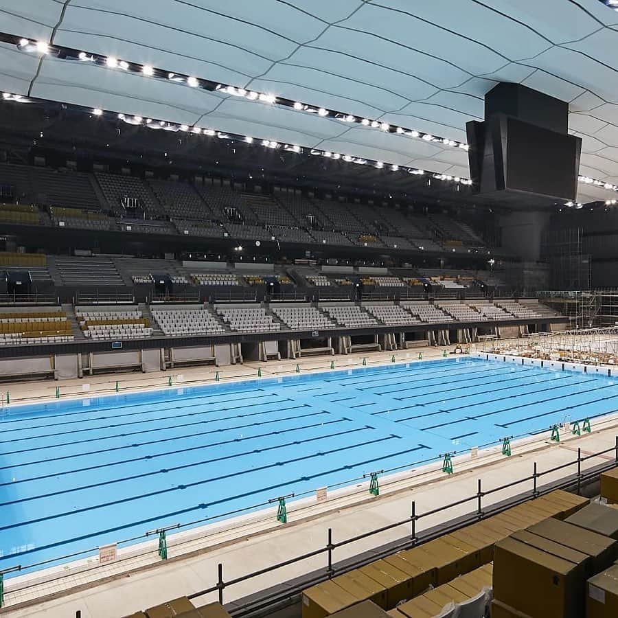 olympiadaさんのインスタグラム写真 - (olympiadaInstagram)「Центр водных видов спорта в Токио на 15 тысяч зрителей! ⠀ Летом 2020 года именно здесь пройдут олимпийские соревнования по плаванию, прыжкам в воду и синхронному плаванию 🏊‍♂💦 ⠀ #Olympics #Tokyo2020」11月25日 18時28分 - olympia_da