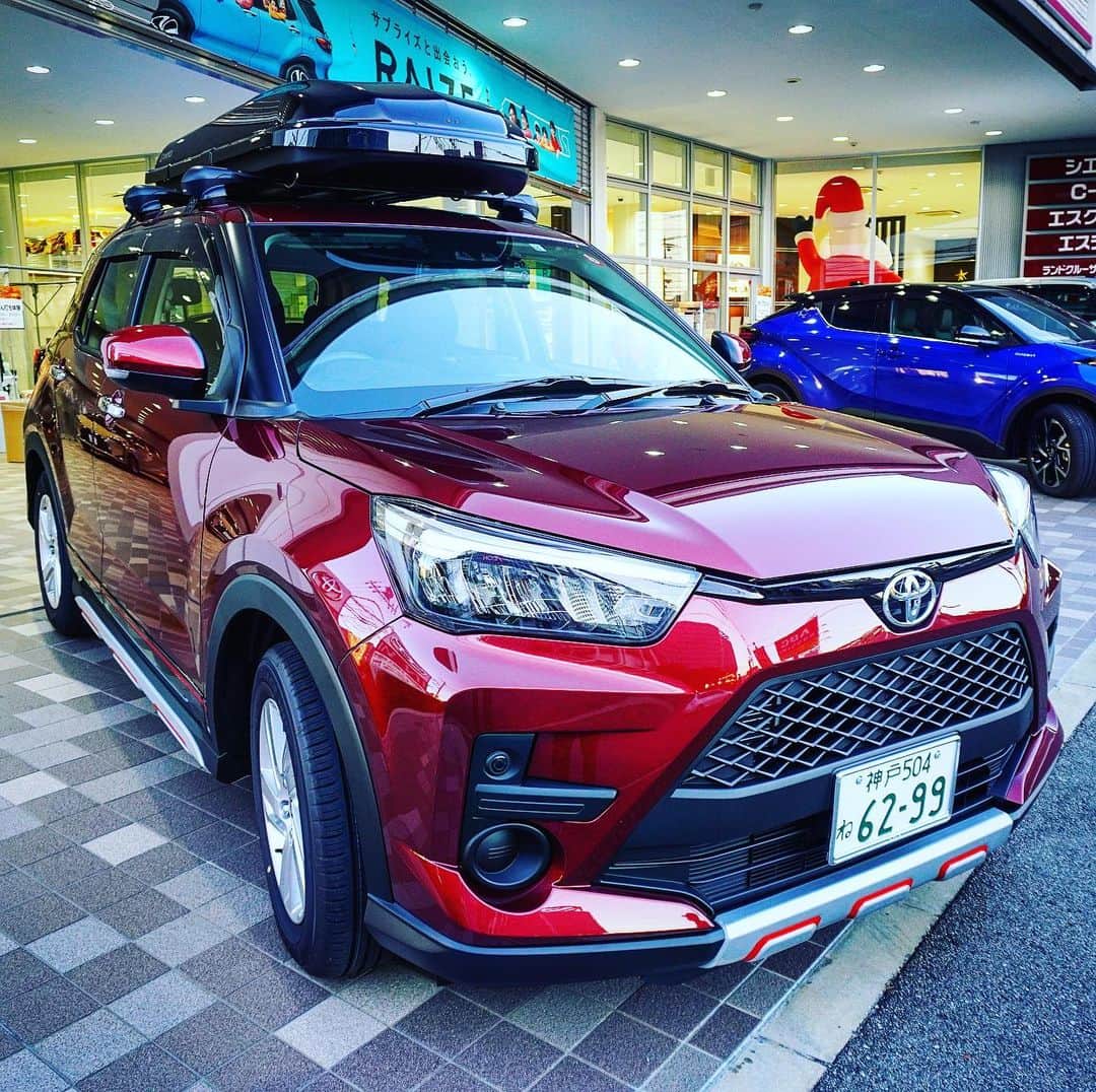 のインスタグラム：「ライズ、全店で試乗できます。 #toyota #raize #トヨタ #ライズ #hyogotoyota #兵庫トヨタ」