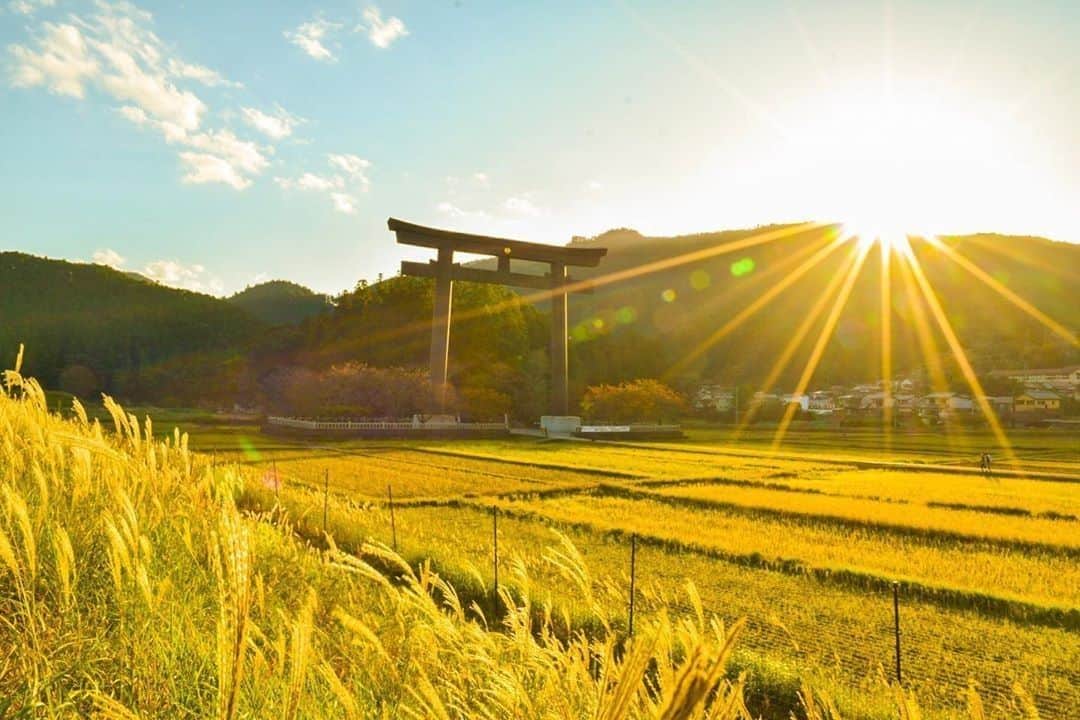 Visit Wakayamaさんのインスタグラム写真 - (Visit WakayamaInstagram)「.⠀ Kumano Hongu Taisha's torii gate at its most spectacular moment in the sunset. ⠀ 📸: @kazz1109⠀ ⠀ Share your posts with #visitwakayama and @visitwakayama for a chance to be featured!」11月25日 19時00分 - visitwakayama