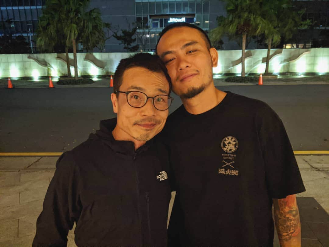 磯部正文のインスタグラム：「無事に帰京 改めて台湾での素晴らしい経験＆サポートをありがとうございました 益々増々台湾を好きに⸜❤︎⸝‍ いつかMy man Samの故郷 高雄にも行ってみたい Fire EX.に多謝！」