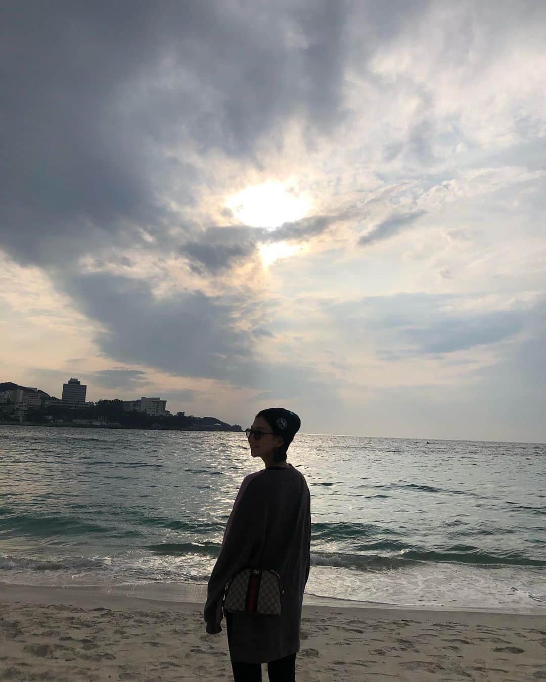 指出瑞貴さんのインスタグラム写真 - (指出瑞貴Instagram)「I ❤️ the sea. 明日から濃密なスケジュール。 I’ll do my best!!」11月25日 21時58分 - sashidemizuki