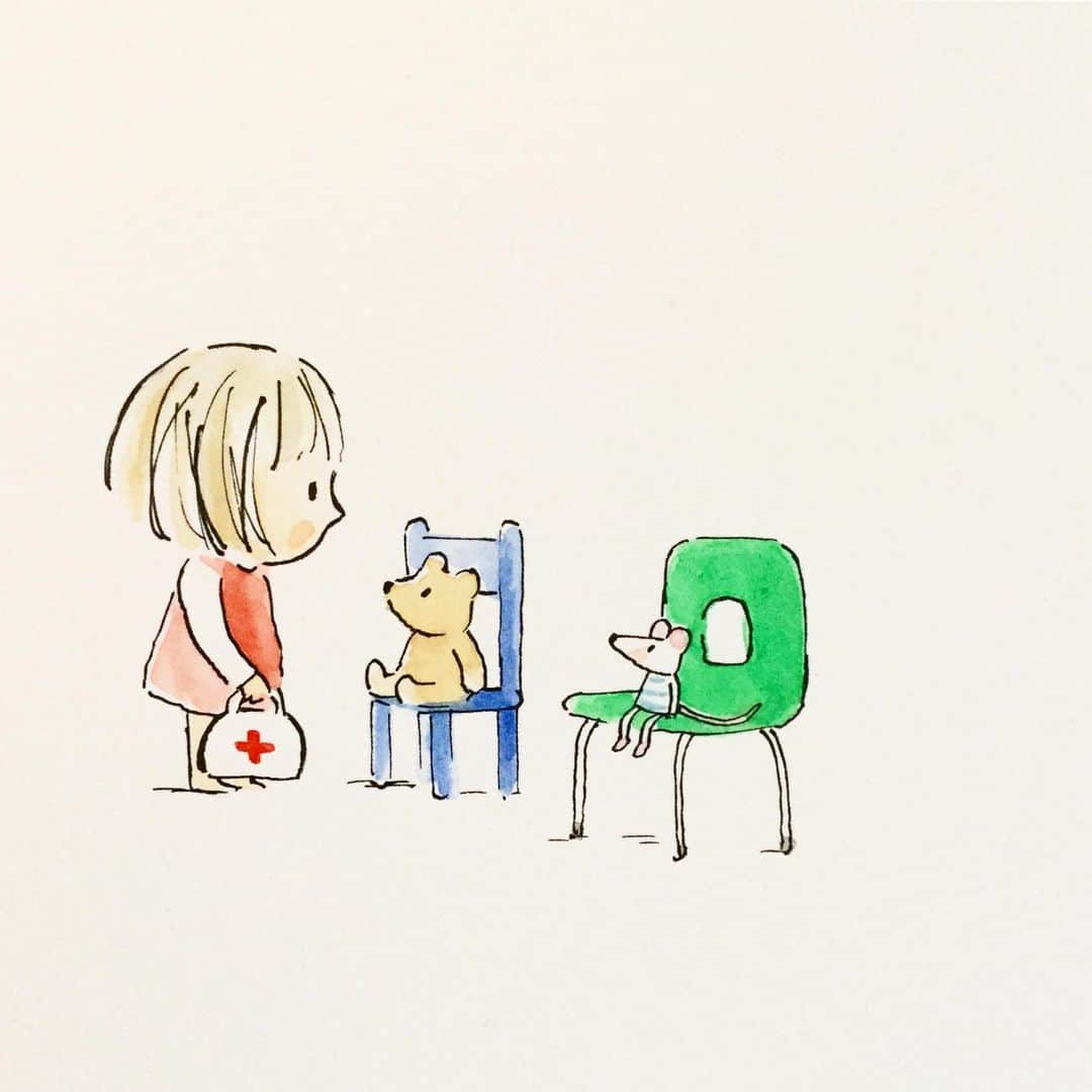 Jane Masseyさんのインスタグラム写真 - (Jane MasseyInstagram)「I am loving making little pieces for my shop alongside my other projects. Working on children’s books it can take one or two years from first roughs to publication day when I can share the images.  #doctor」11月25日 22時03分 - janemasseyillustration