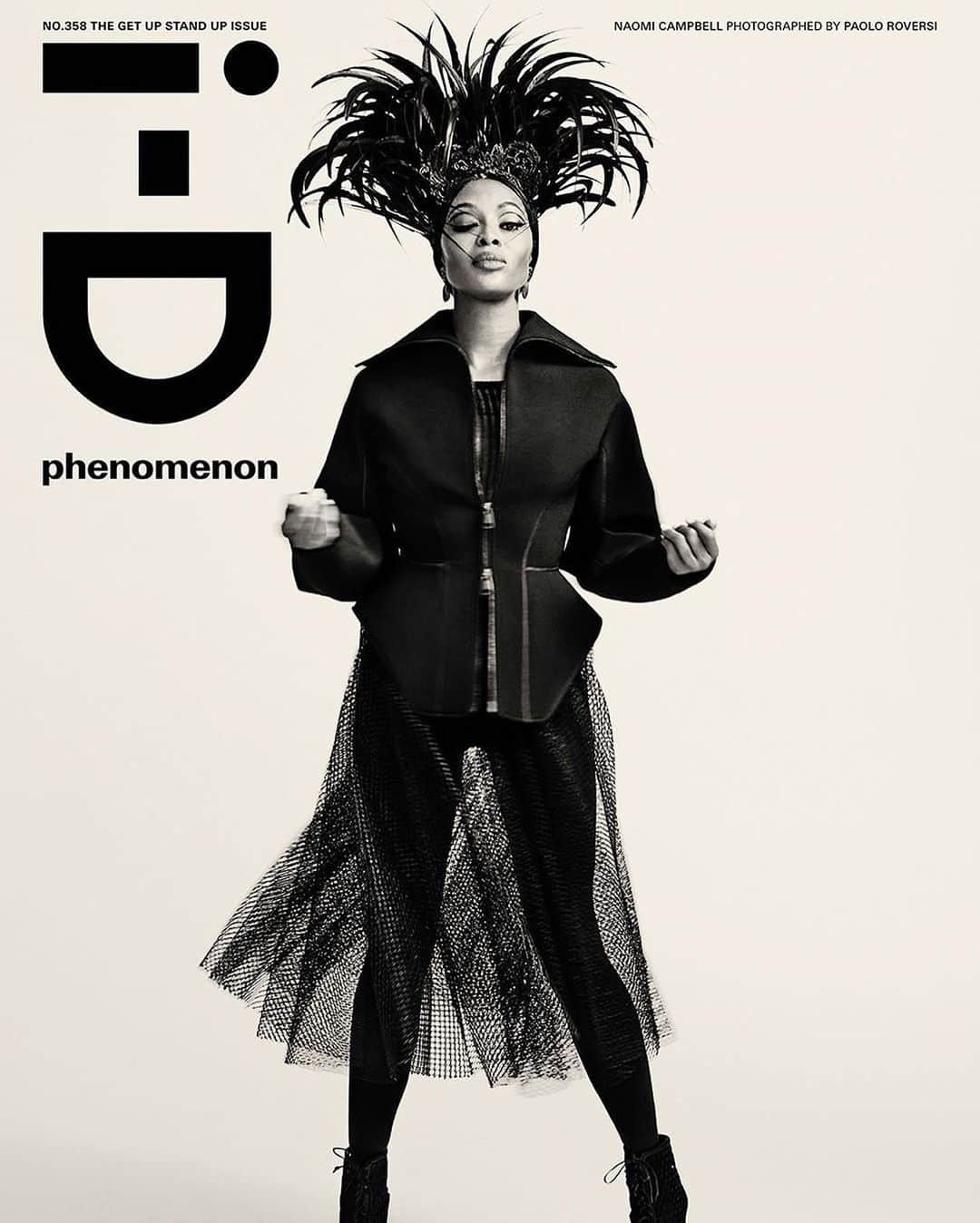 フィリップトレーシーさんのインスタグラム写真 - (フィリップトレーシーInstagram)「Superstar Naomi Cambell in a Philip Treacy headdress on the latest cover of i.D magazine.  #repost @i_d Introducing the final cover star for The Get Up Stand Up Issue – the model... the myth... the phenomenon that is Naomi Campbell!⁣⁣⁣⁣ ⁣ @naomi spoke to i-D’s @osman_ahmed_ about the future of African creativity, becoming a prolific YouTuber and the best advice she ever received Nelson Mandela.⁣ 🖤⁣⁣⁣⁣⁣ ⁣ Read the full story and see more of her iconic cover shoot, styled by Ib Kamara and shot by Paolo Roversi, via link in bio!⁣ 🔗⁣⁣⁣⁣⁣ ⁣⁣⁣⁣⁣⁣⁣⁣⁣⁣⁣⁣⁣⁣ ⁣⁣⁣⁣[The Get Up Stand Up Issue, no. 358, Winter 2019.]⁣⁣⁣⁣⁣⁣⁣⁣⁣⁣⁣⁣⁣ ⁣.⁣⁣⁣⁣⁣⁣⁣⁣⁣⁣ .⁣⁣⁣⁣⁣⁣⁣⁣⁣⁣ .⁣⁣⁣⁣⁣⁣⁣⁣⁣⁣ Interview @osman_ahmed_⁣⁣⁣⁣⁣⁣ Photography @roversi ⁣⁣⁣⁣⁣⁣ Styling @ibkamara⁣⁣⁣⁣⁣⁣ Editor-in-Chief @alastairmckimm⁣⁣⁣⁣⁣⁣⁣⁣⁣⁣⁣⁣⁣⁣⁣ Creative Director @lauragenninger⁣⁣⁣⁣⁣⁣⁣⁣⁣⁣⁣⁣⁣⁣ @Naomi Campbell at @models1 wears all clothing @muglerofficial ⁣⁣⁣⁣⁣⁣ Hair @lorenzo_barcel at Aldo Coppola using @lorealpro. ⁣⁣⁣⁣⁣⁣ Make-up @daniel_s_makeup at M+A using @patmcgrathlabs_contact.⁣⁣⁣⁣⁣⁣ Nail technician @typhainekersual at @artistsunit. ⁣⁣⁣⁣⁣⁣ Set design Jean-Hugues de Chatillon.⁣⁣⁣⁣⁣⁣ Photography assistance @chiara.vittorini and @clarabelleville. ⁣⁣⁣⁣⁣⁣ Digital operator Matteo Miani.⁣⁣⁣⁣⁣⁣ Styling assistance @sashaiharris, @gareth_wrighton, @josephbates_, @ekluczenko, Yann Steiner and Audrey Petit.⁣⁣⁣⁣⁣⁣ Hair assistance Domenico Papa. Production Camila Mendez at Cream.⁣⁣⁣⁣⁣⁣ Production co-ordinator Angélique Boureau at Cream. ⁣⁣⁣⁣⁣⁣ Casting director @samuel_ellis for DMCASTING.⁣⁣⁣⁣⁣⁣ #NaomiCampbell #TheGetUpStandUpIssue #Phenomenon #IbKamara #PaoloRoversi ⁣」11月25日 22時41分 - philiptreacy