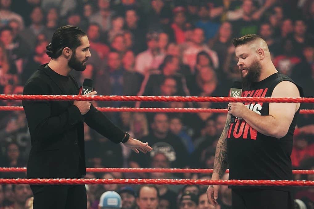 WWEさんのインスタグラム写真 - (WWEInstagram)「@wwerollins addressed his concerns with the #RAW locker room, but #KevinOwens disagreed...」11月26日 10時17分 - wwe