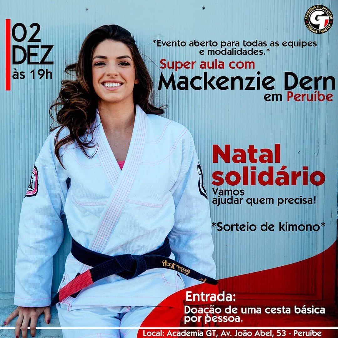 のインスタグラム：「Estão todos convidados para o aulão solidário dia 02/Dez em Peruibe-SP. Com sorteios @wartribegear @myproteinus @elitesportscompany 🇧🇷🌲❤️🙏🏾 ⁣ 🔸*Evento aberto para todas as equipes e modalidades.* ⁣ 🔸 Entrada : Doação de uma cesta básica por pessoa “ Quem irá fazer o aulão “. Aceitamos alimentos, roupas e brinquedos para quem irá assistir. ⁣ ⁣ 🔺Local : Academia @gabriel__twister  Av. João Abel, 53 - Peruibe SP 19h」