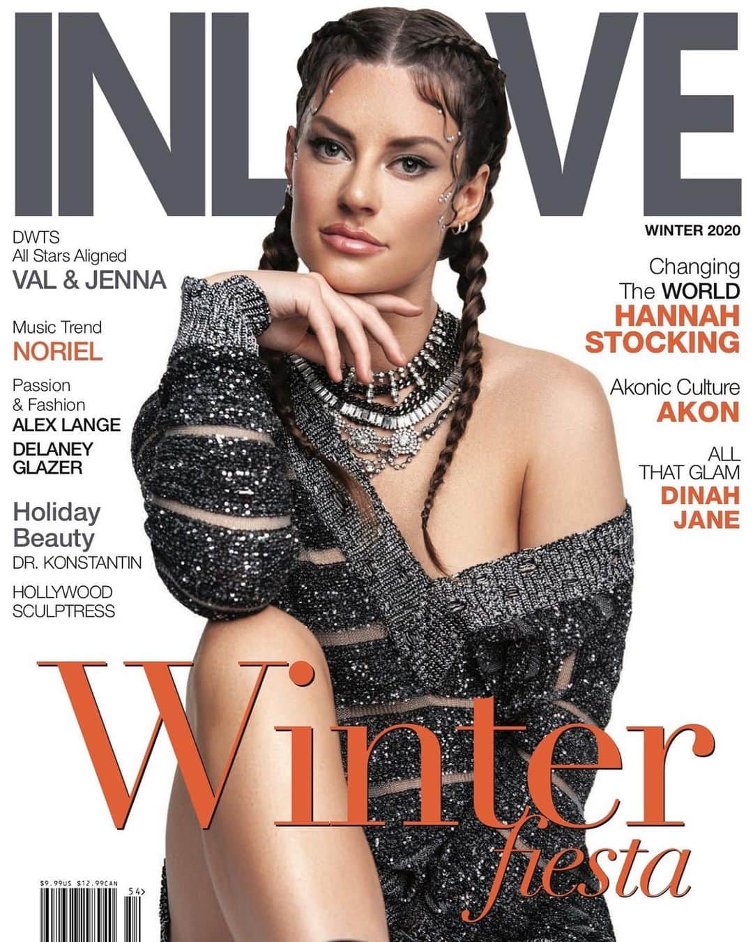 Hannah Stockingのインスタグラム：「Thank you @inlovemag for choosing me to be their newest cover star. I had so much fun on this shoot and I’ve been such a big IN LOVE with this magazine for a while! I feel like a million bucks!」