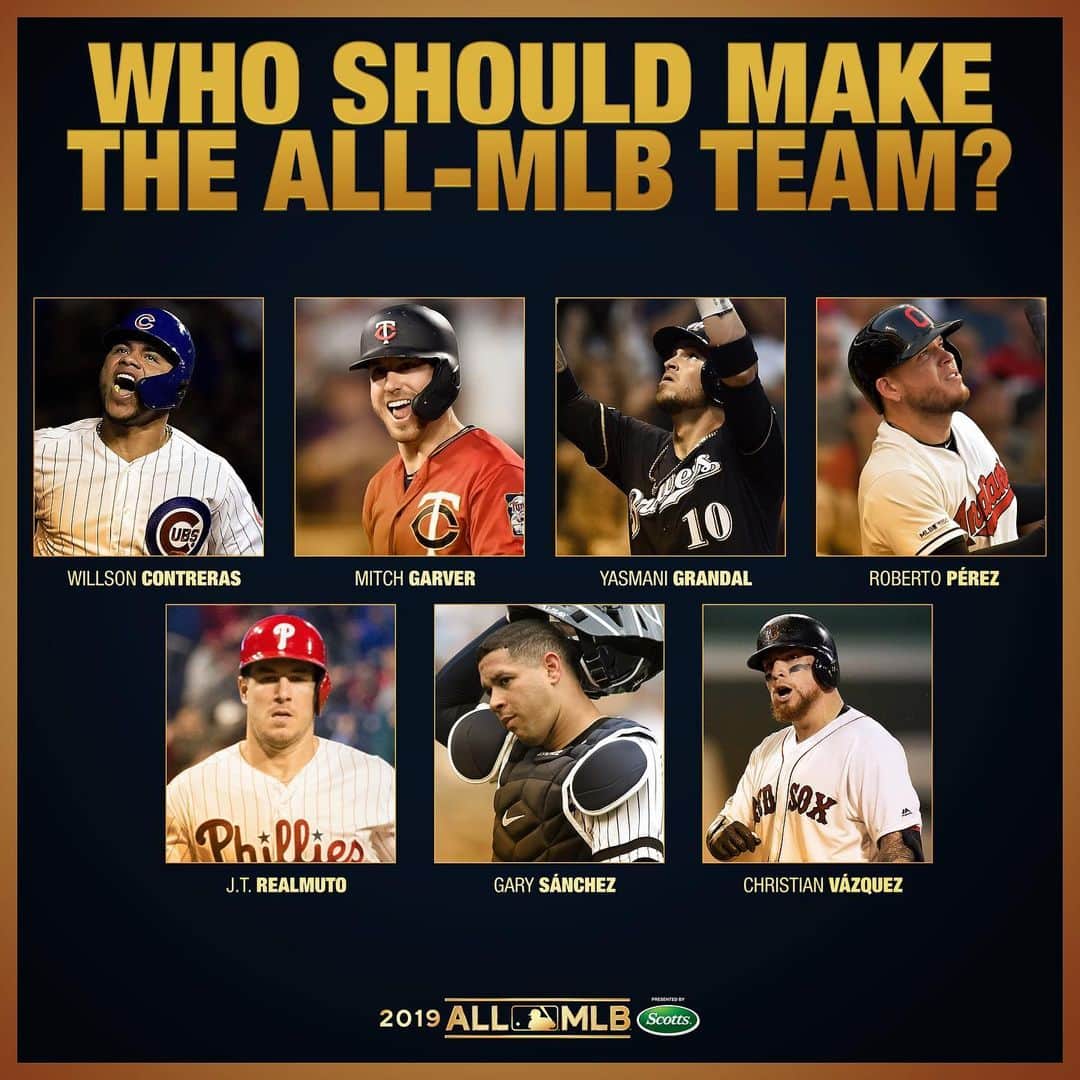 MLBさんのインスタグラム写真 - (MLBInstagram)「These catchers got it done in 2019. Vote for your favorite!」11月26日 5時27分 - mlb