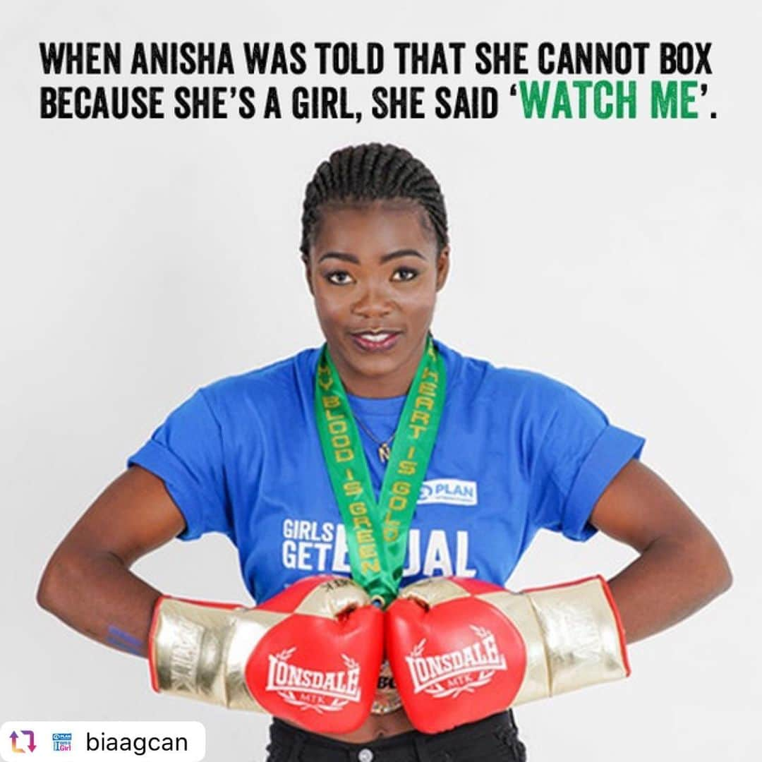 アンナ・シルクさんのインスタグラム写真 - (アンナ・シルクInstagram)「Awesome. #Repost @biaagcan . Meet Anisha, a strong and fearless boxer from #Malawi. Growing up, Anisha had a passion for boxing, but it wasn't easy to get into a male-dominated sport. Despite facing discrimination, Anisha persisted in following her dreams and used her power to break the norms and stereotypes that undermine a girl's potential. When girls tell Anisha they can't, she tells them they CAN!🥊💪 . . #DefyNormal #ChildrensRights #GirlsRights #MondayMotivation #FemaleEmpowerment #YouthEmpowerment #KnowledgeisPower」11月26日 5時36分 - anna.silk