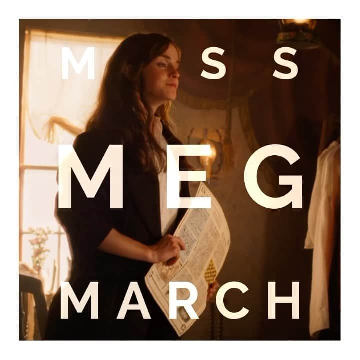 エマ・ワトソンのインスタグラム：「one month from today 💐 @littlewomenmovie」