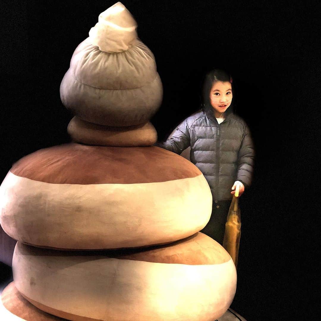 のインスタグラム：「おはようございます。  アレではありませんよ💩 朝からすみませ〜ん。 #💩 #🥞 #パンケーキ #朝からすみません #milka」
