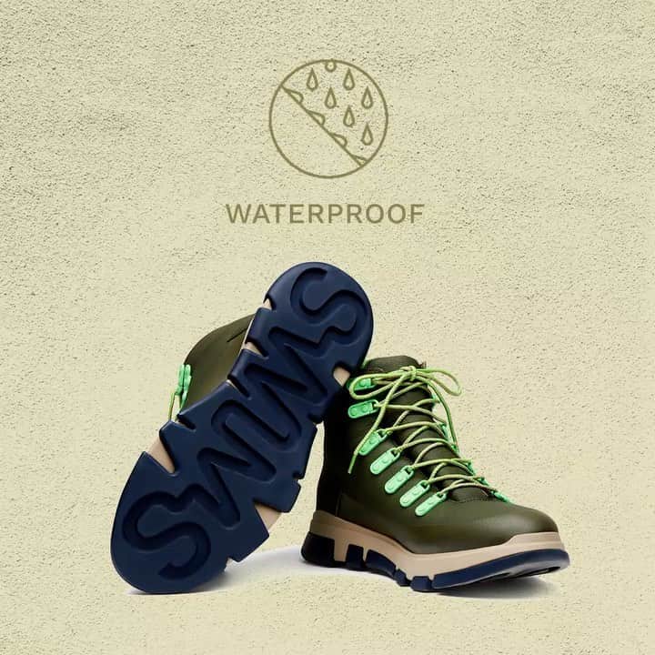 スイムズのインスタグラム：「The EVA midsole and rubber outsole of our City Hiker boot provide unsurpassed comfort and performance no matter the weather. #shoesoftheday #boots #mensstyle #fw #winter2019」