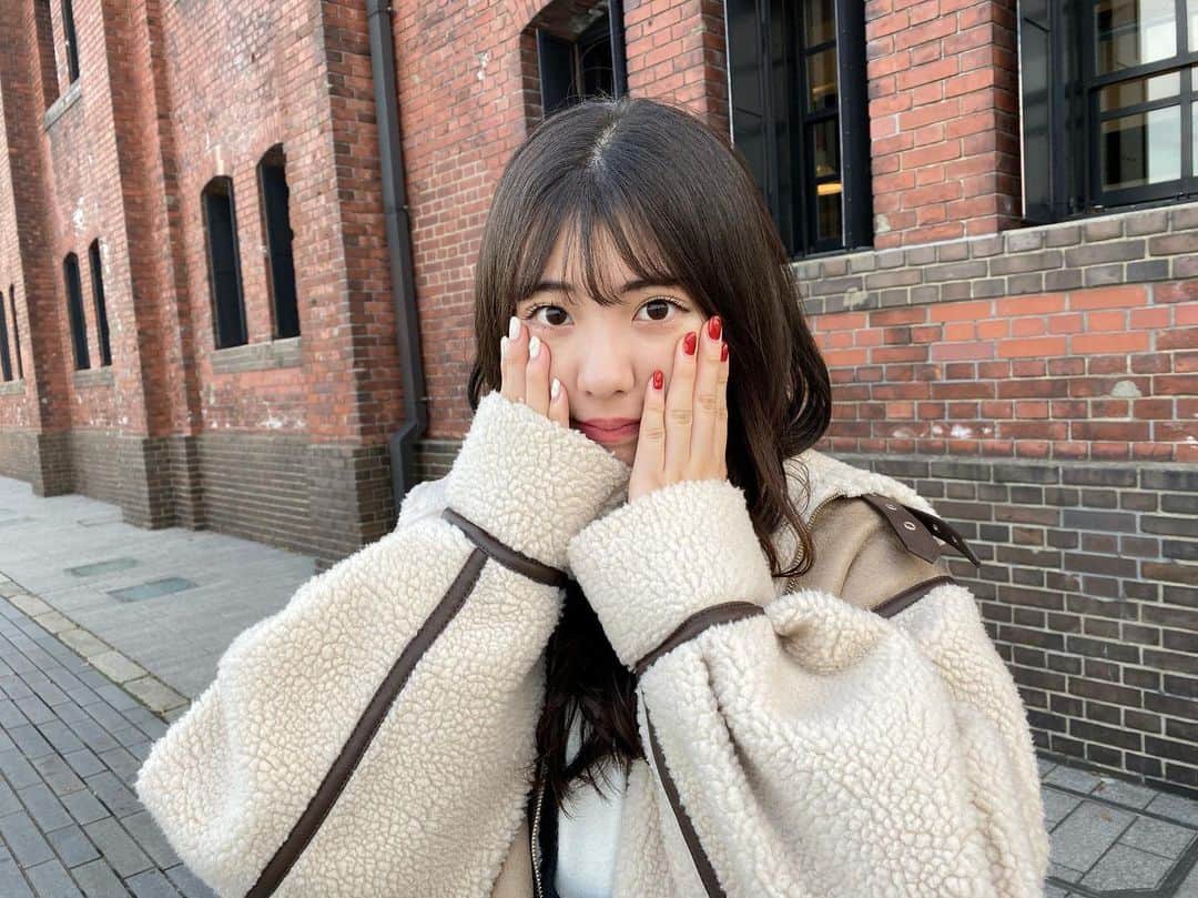 小玉梨々華のインスタグラム：「今日寒すぎる〜」