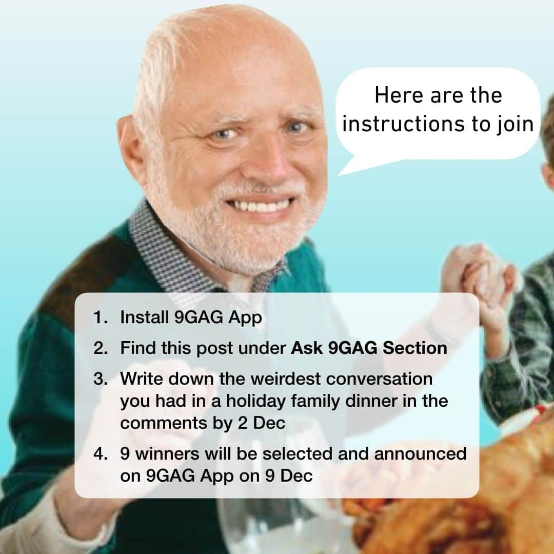 9GAGさんのインスタグラム写真 - (9GAGInstagram)「✨9GAG PRO Giveaway 🙌🏻 Get 9GAG App to join the giveaway and WIN exclusive features! ➡ Swipe for instructions.  @painharold will read your submissions later!」11月26日 19時40分 - 9gag