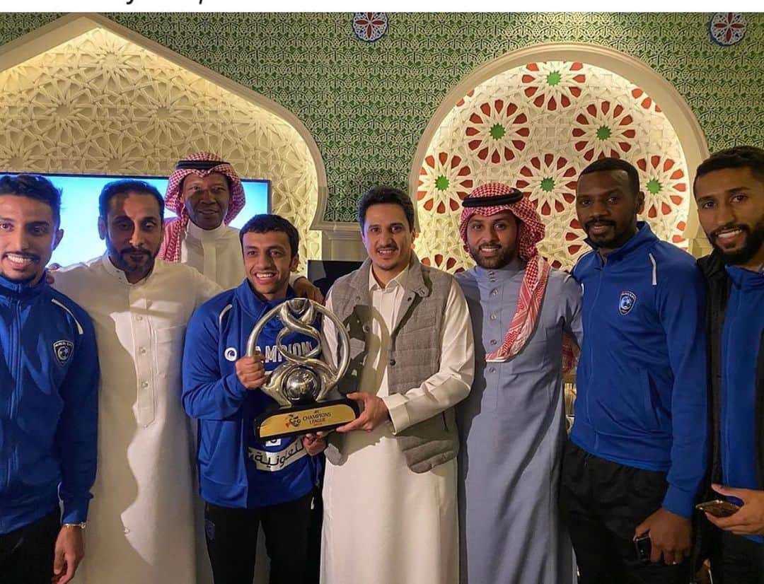 サーミー・アル＝ジャービルのインスタグラム：「أساطير الهلال💙💙」