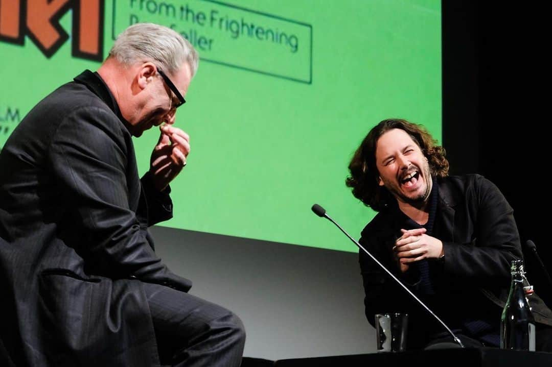 エドガー・ライトさんのインスタグラム写真 - (エドガー・ライトInstagram)「More Fun at #mk3d last night at the @britishfilminstitute with Mr Mark Kermode himself. Photos by Julie Edwards (@edwards_photo)」11月26日 20時47分 - edgarwright