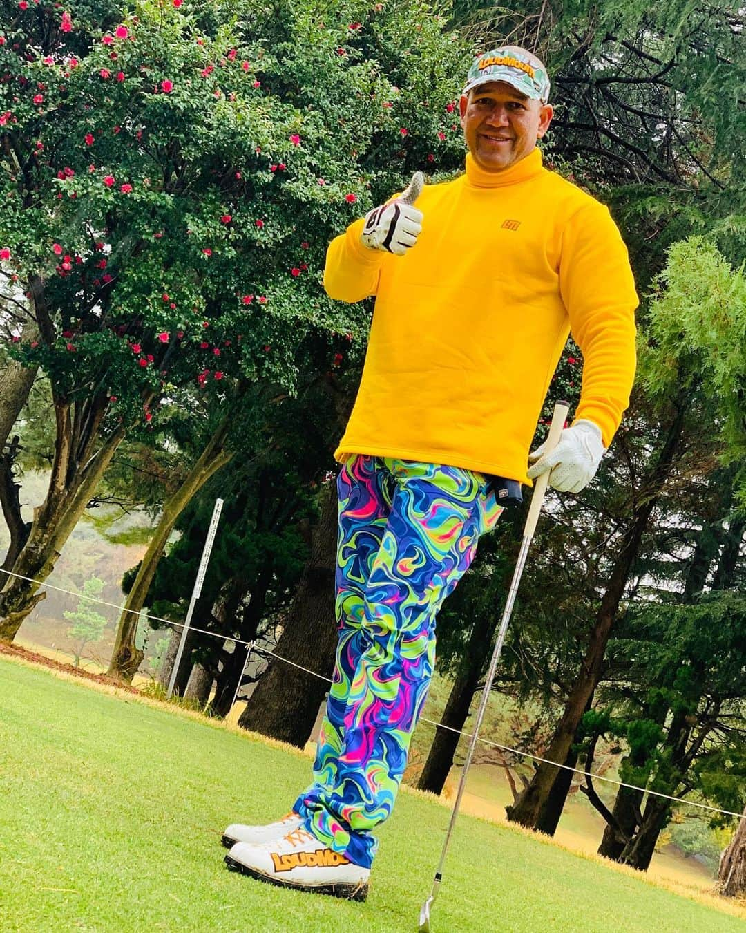 アレックス・ラミレスさんのインスタグラム写真 - (アレックス・ラミレスInstagram)「Sponsors golf today! Look good play good 😀 well not so good 😊 but having fun that’s all it matters! @loudmouth_japan_official @kascogolf」11月26日 12時41分 - ramichan3