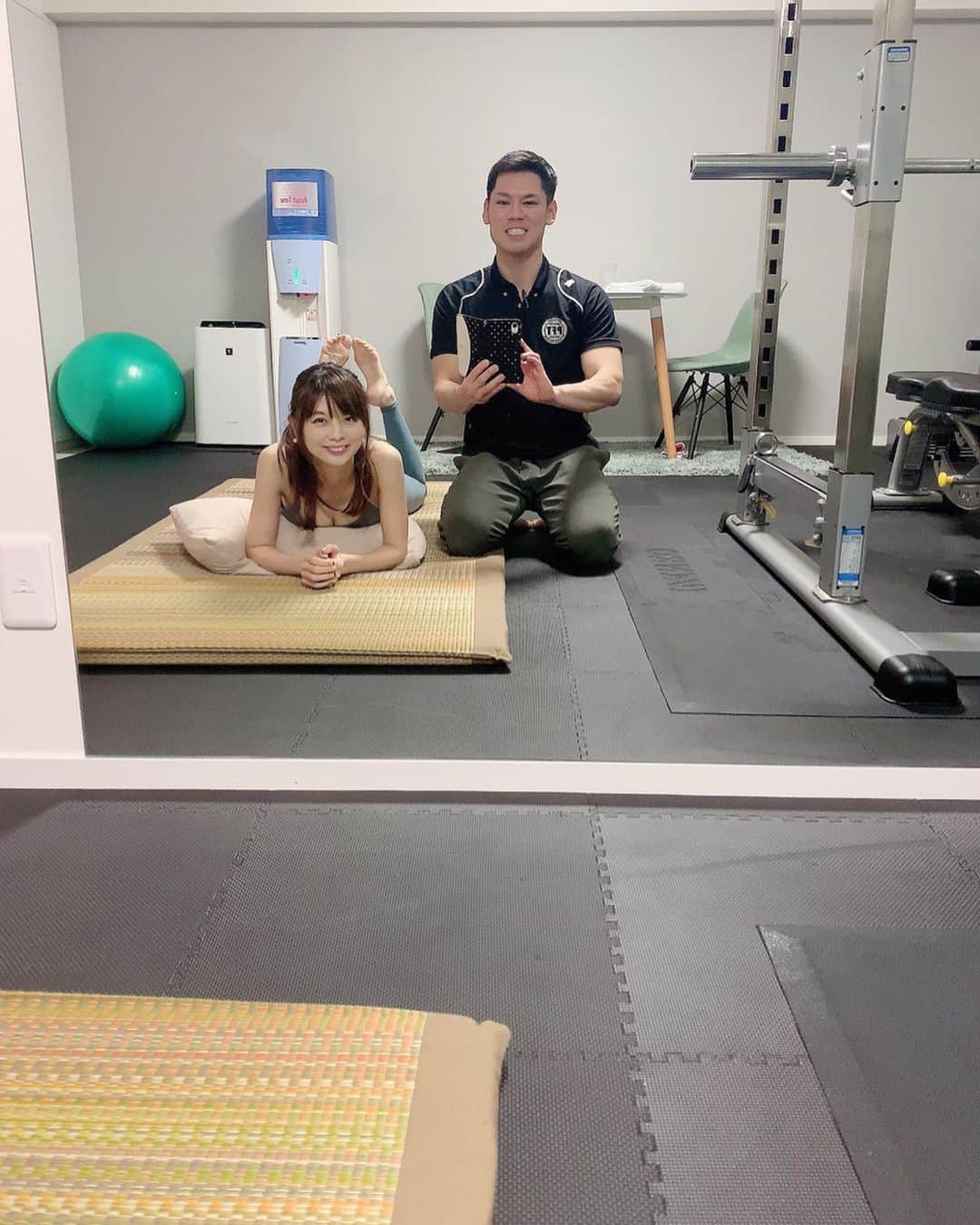 satomiさんのインスタグラム写真 - (satomiInstagram)「久々のトレーニング💪 ﻿（@evoyage_gym﻿）で体験トレーニング¨̮♡︎ * * ﻿がっちり鍛えた後のタイ古式マッサージは気持ち良くて疲労もとれて最高でした！﻿ 眠くなった〜💤💤💤🎵 *﻿ * ウェアはお気に入りの（@yammm.jp ） 着心地、肌触り、動きやすさ抜群なの¨̮♡︎ * * @slim_jp @yammm.jp  #yammmコーデ  #yammm  #PR  #タイ古式マッサージ  #ファスティング  #プライベートジム  #高輪台プライベートジム  #Evoyage  #トレーニング #トレーニング女子 #ヒップアップ #デッドリフト #pr #コラボベース  @evoyage_gym﻿」11月26日 13時28分 - saatoomii47