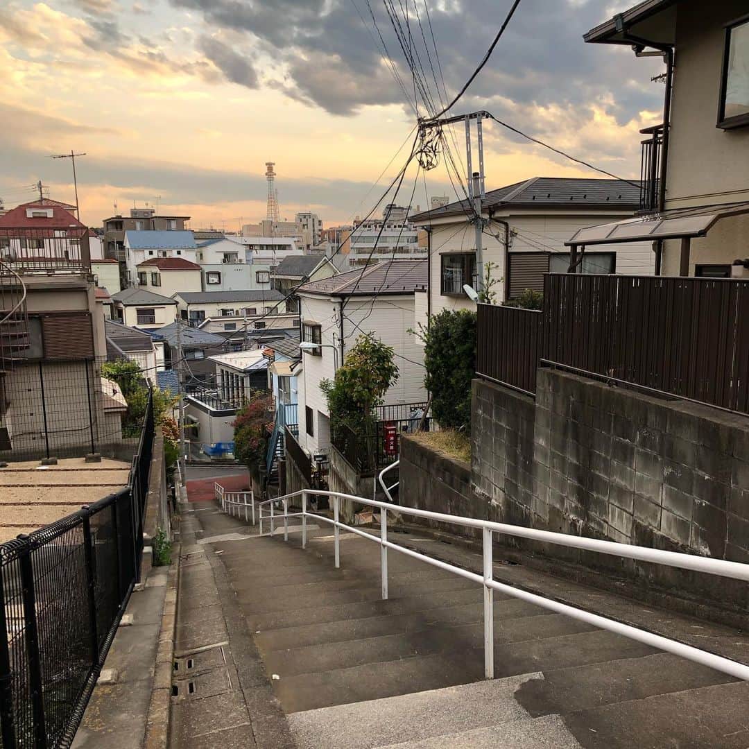 のインスタグラム：「高低差好きにはたまらない土地　#板橋#坂道#階段」