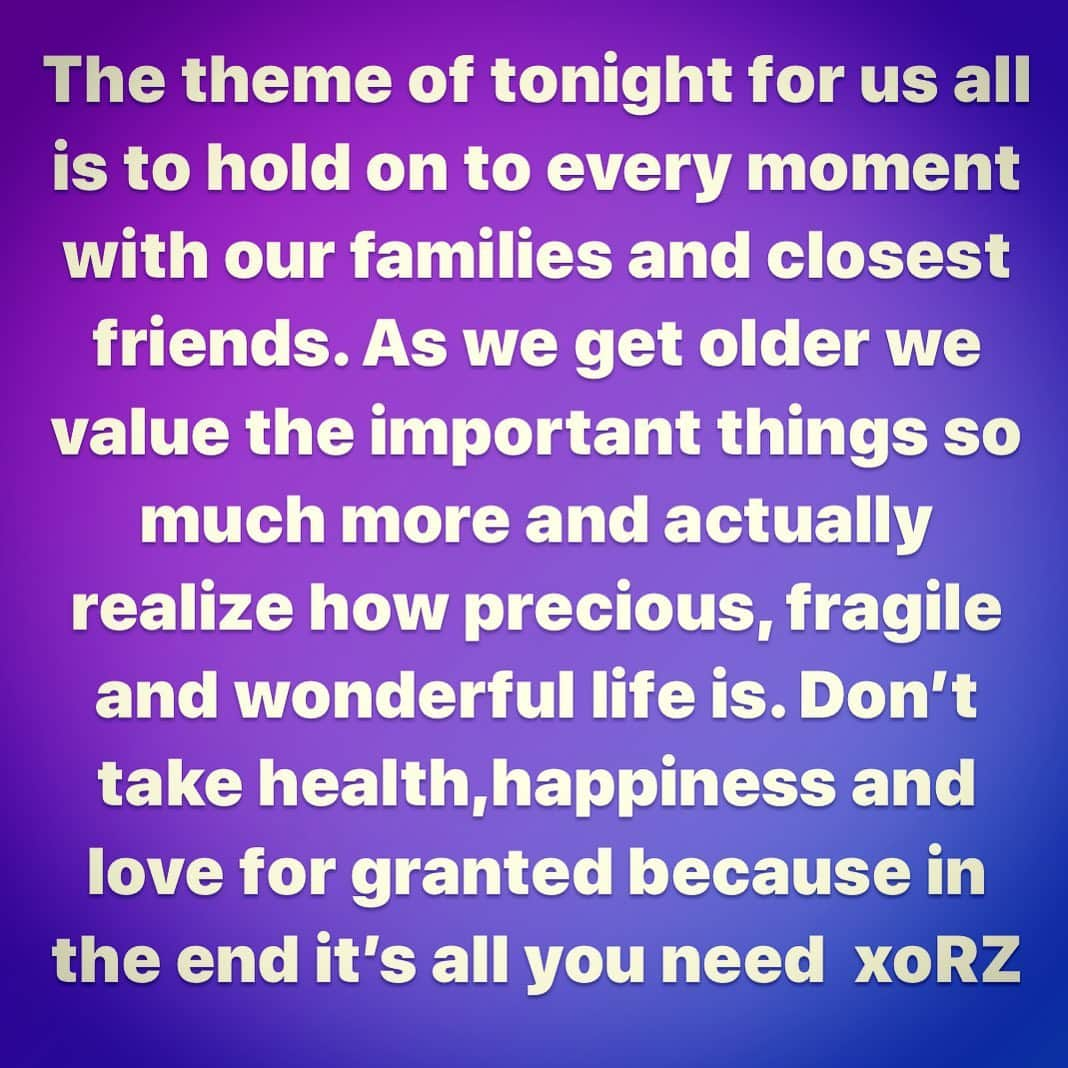 レイチェル・ゾーさんのインスタグラム写真 - (レイチェル・ゾーInstagram)「Apologies for getting emotional tonight after celebrating the love ❤️ of my parents after #54 years of marriage this is how I feel..I’ve seen a lot of sadness this year around me and time with my family always brings back the light. ✨ My dad still looks at my mom like she’s the only woman in the room 👑 🥰 🙏🏻 #grateful #loveisallyouneed xoRZ」11月26日 15時28分 - rachelzoe