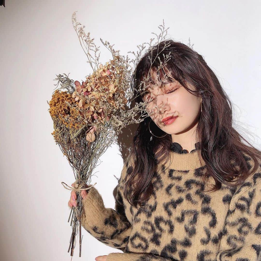 桑島 夢さんのインスタグラム写真 - (桑島 夢Instagram)「. . よくみるとハートが隠れてる❤︎🐅 . #bonreve #leopard #レオパードコーデ」11月26日 21時03分 - yumepi23