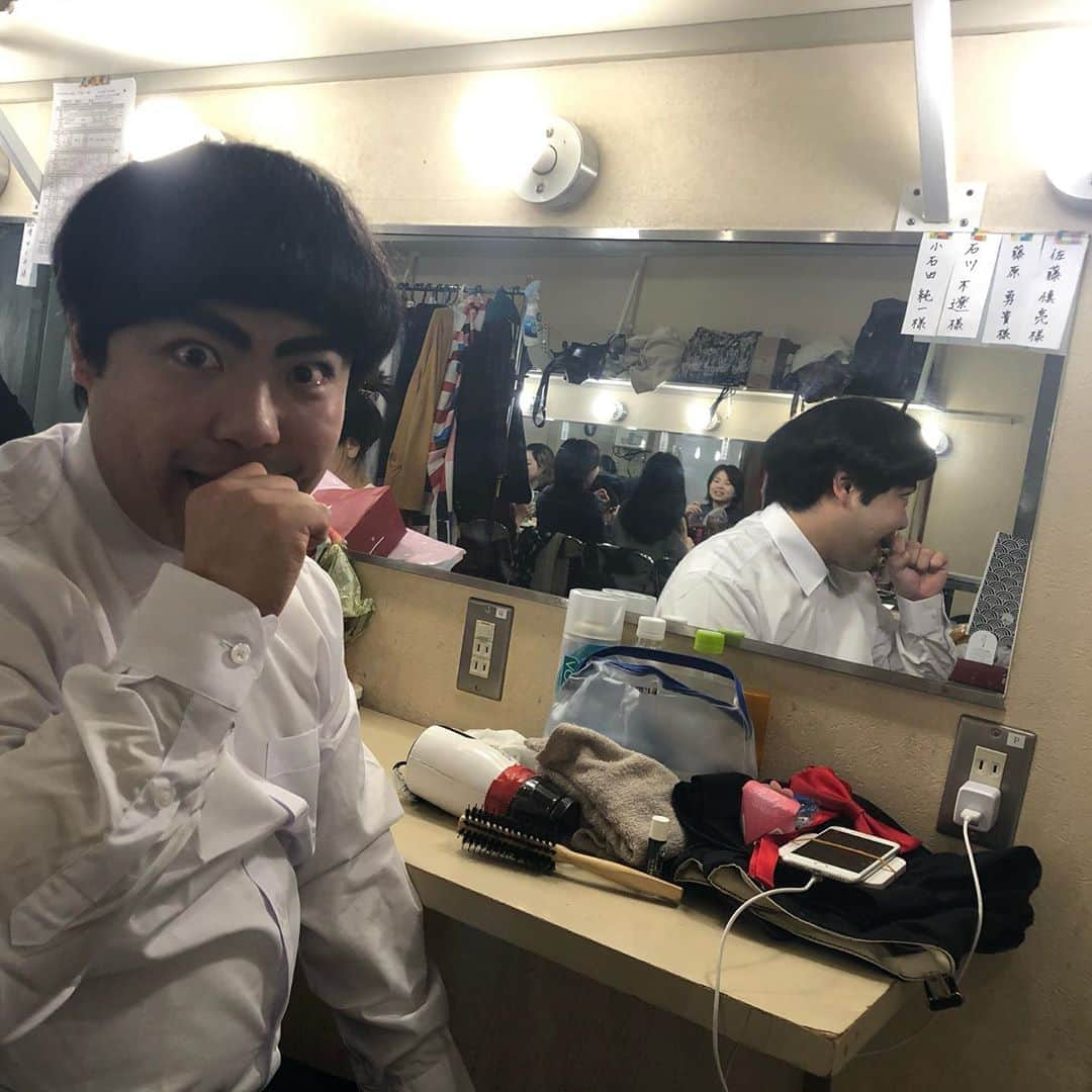 小石田純一さんのインスタグラム写真 - (小石田純一Instagram)「加藤諒君みたいなおしんこきゅう藤原。  #おしんこきゅう藤原 #加藤諒 君 #ものまね #お笑い芸人 #芸人 #ニュースタッフプロダクション #楽屋 #だまれ未来 #お芝居 #演劇 #恵比寿エコー劇場」11月26日 17時39分 - koishida.trendy