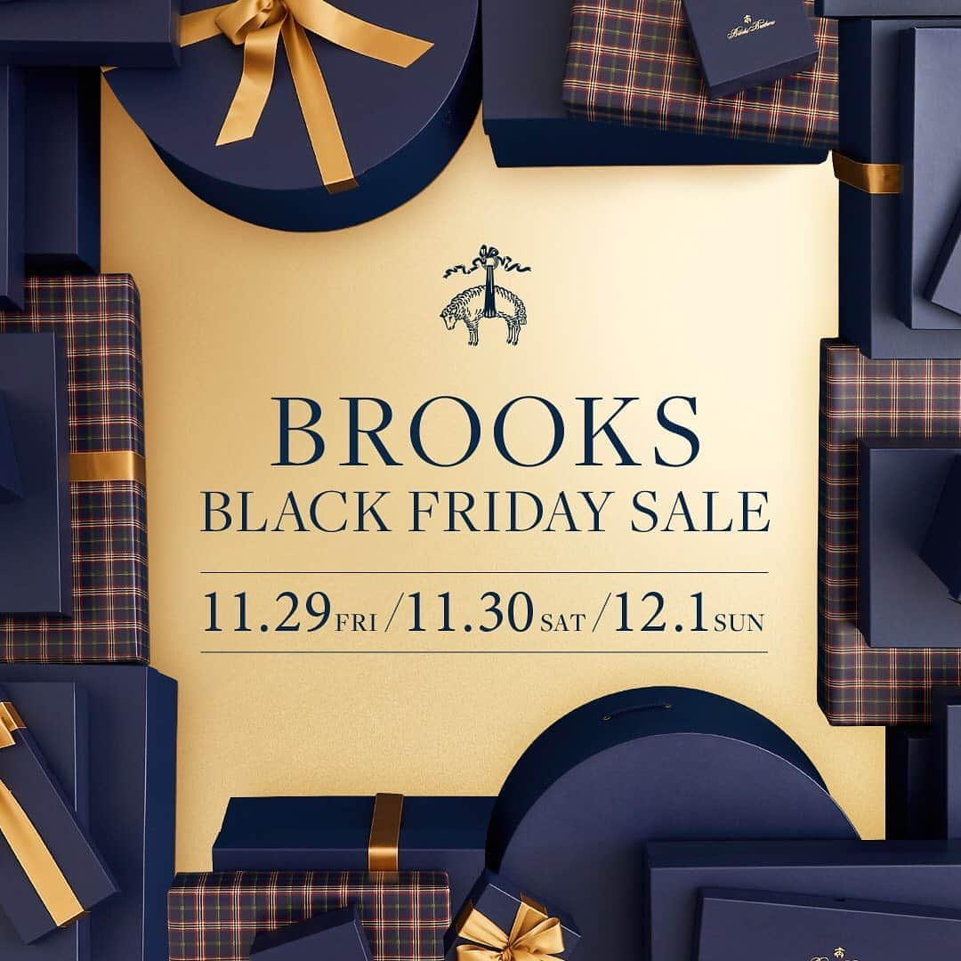 ブルックス ブラザーズさんのインスタグラム写真 - (ブルックス ブラザーズInstagram)「《3日間限定・BROOKS BLACK FRIDAY SALE！》 11月29日(金)・11月30日(土)・12月1日(日)の3日間、BROOKS BLACK FRIDAY SALEを開催。 期間中に商品3点以上おまとめ買いで20%OFF。ぜひこの機会にブルックス ブラザーズでのお買い物をお楽しみください。 . ※一部商品・一部店舗は除く。 . #ブルックスブラザーズ #ブラックフライデー」11月26日 17時55分 - brooksbrothersjapan