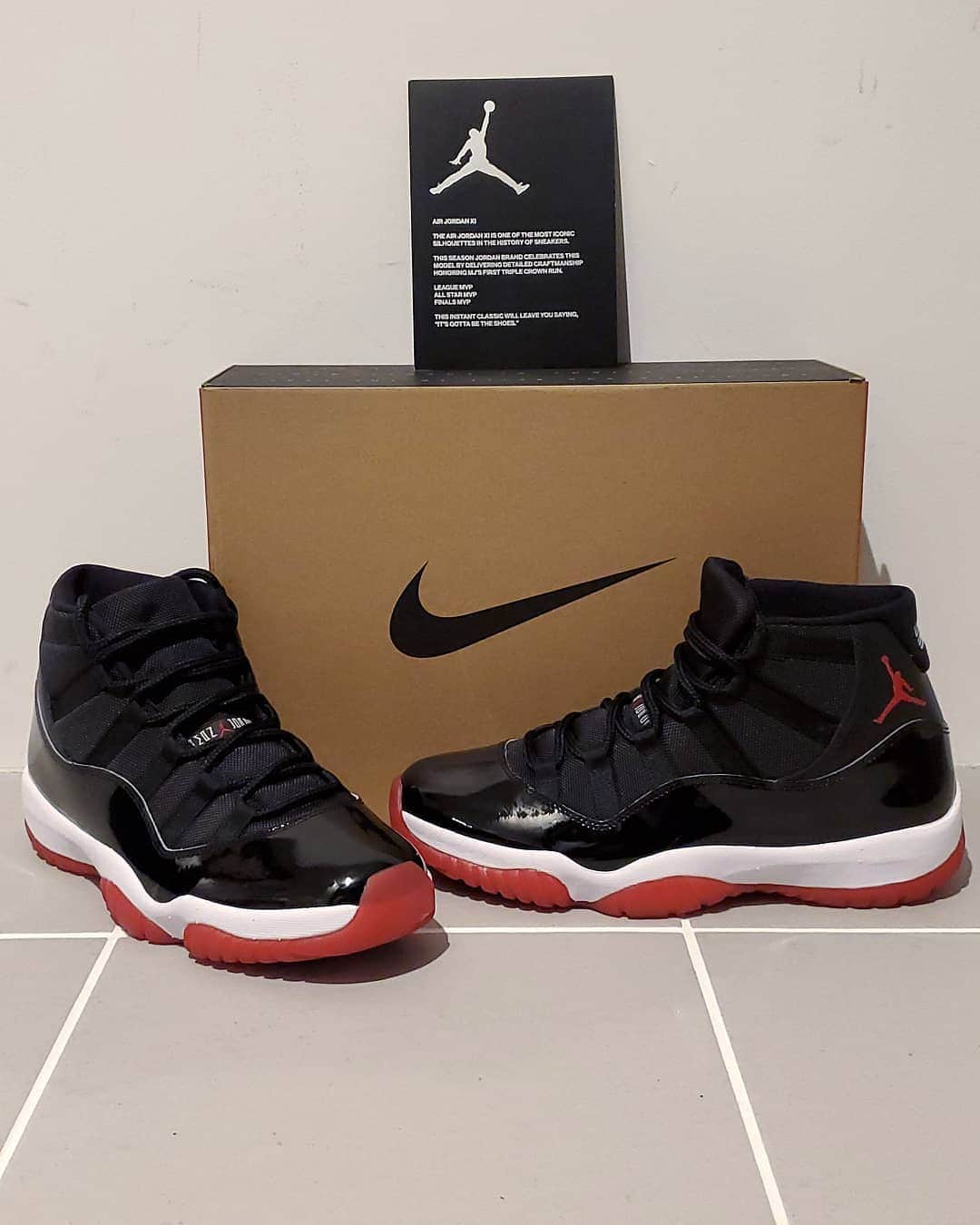 落合知也のインスタグラム：「#jordan11 #bred」