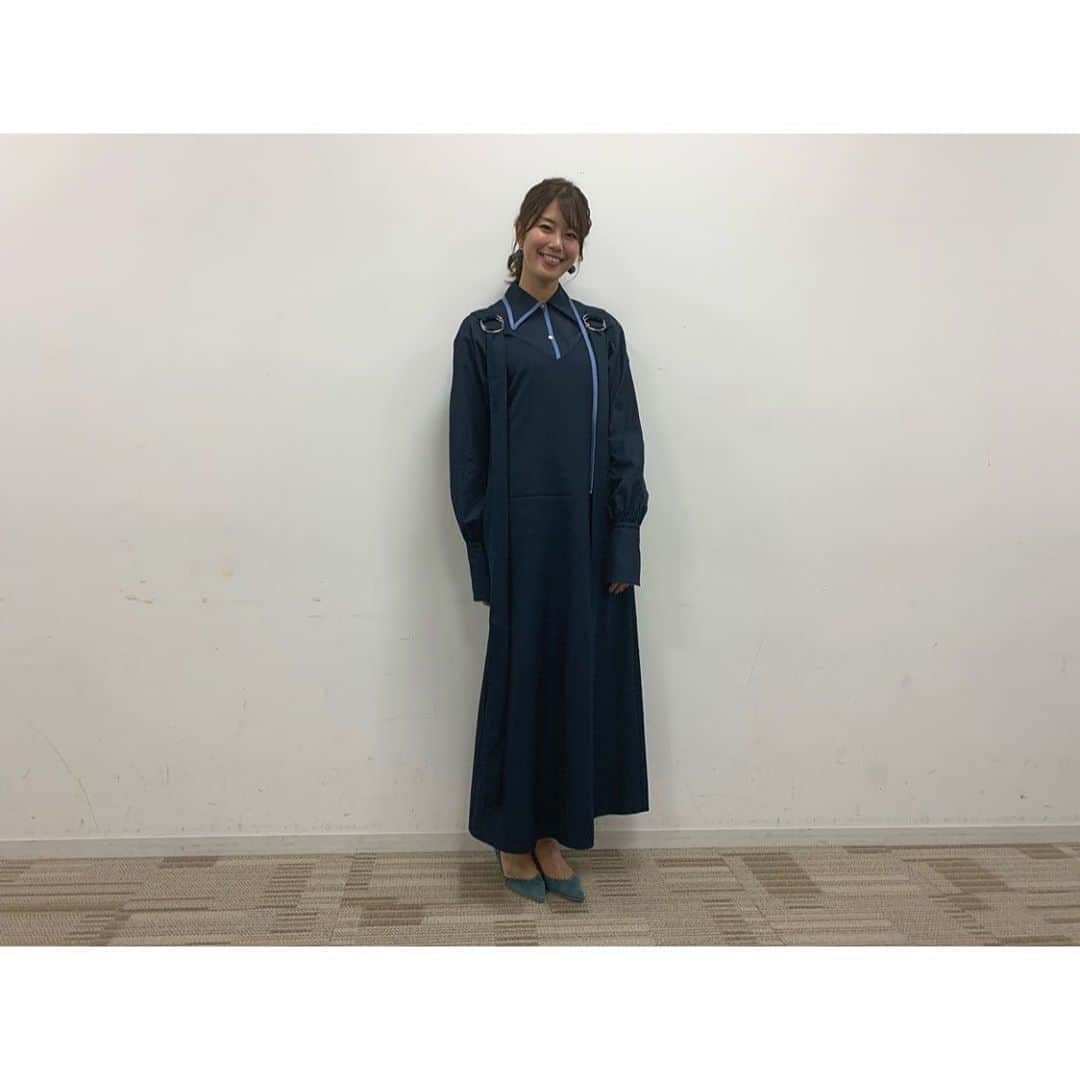 稲村亜美さんのインスタグラム写真 - (稲村亜美Instagram)「深イイ話みていただいた方ありがとうございます😊 収録に参加させていただくたびにVTRに出演されてる方の人生や考えた方にいい刺激されます🤭✨ 衣装は shirt  #andykey @andykeyofficial one-piece  #qalb @kohslickcurro でした🐶❤️」11月26日 18時22分 - inamura_ami