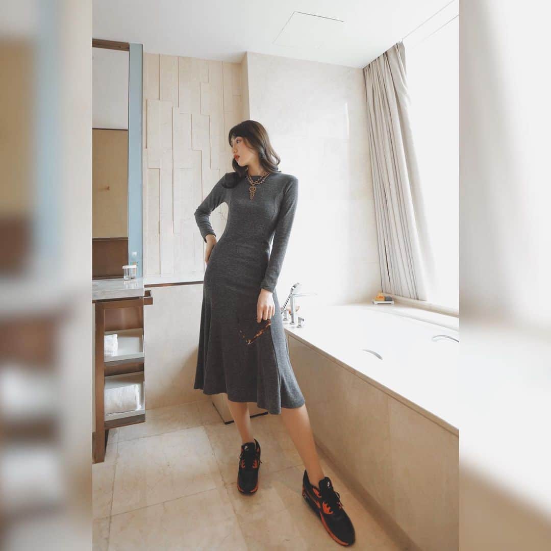 黒田瑞貴のインスタグラム：「🔑 #fashion #ootd #ootdfashion #valmuer #shooting #nike」