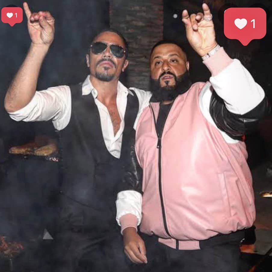 Saltbae（ヌスラット・ガネーシュ）さんのインスタグラム写真 - (Saltbae（ヌスラット・ガネーシュ）Instagram)「Happy birthday brother @djkhaled #saltbae #saltlife #salt」11月27日 5時32分 - nusr_et