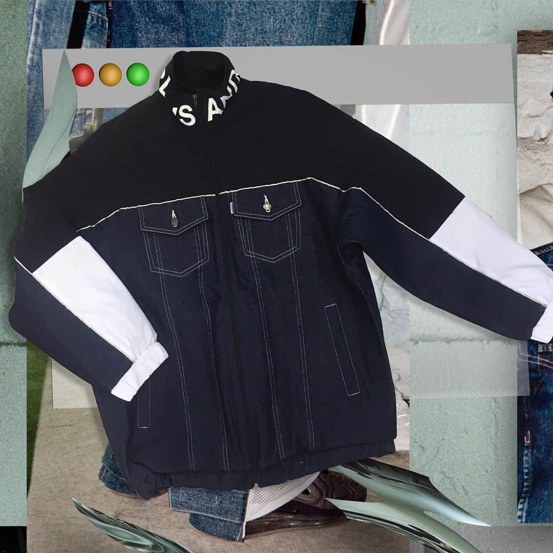 アンドレアクルーズさんのインスタグラム写真 - (アンドレアクルーズInstagram)「Denim tracker, Dencoat by Andrea Crews. FW19.  #andreacrews #FW19 #madeinparis #frenchfashion #upcycling #fashionartactivism #unisex #sportswear #parisfashionweek #streetwearbrand #printed #artisanat #frenchbrand #recycledfashion #handmade」11月26日 21時29分 - andrea_crews
