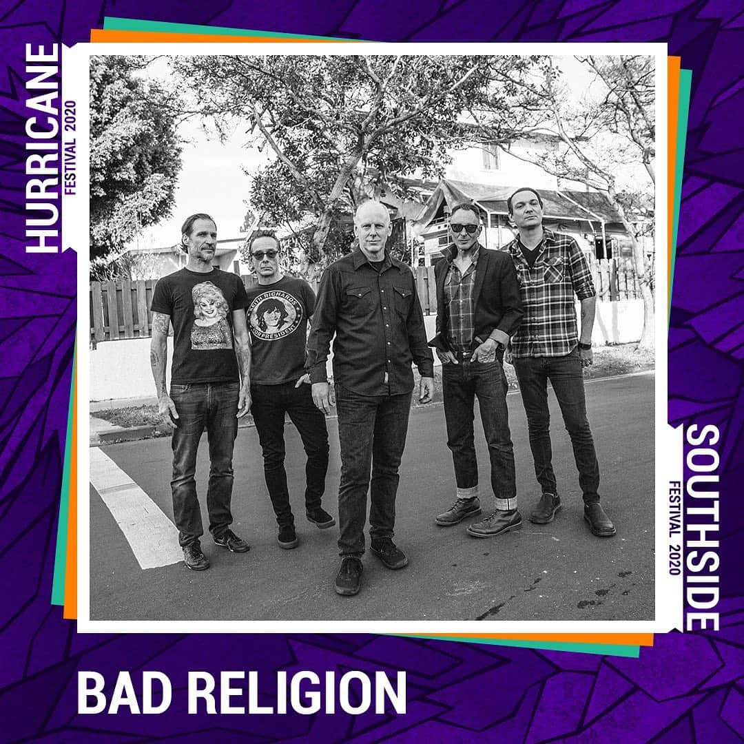 Bad Religionさんのインスタグラム写真 - (Bad ReligionInstagram)「More European shows. Performing both  @hurricanefestival and @southsidefestival in Germany 🇩🇪. Tickets and info at www.hurricane.de & www.southside.de #BadReligion #SouthsideFestival #HurricaneFestival #EpitaphRecords」11月26日 22時14分 - badreligionband